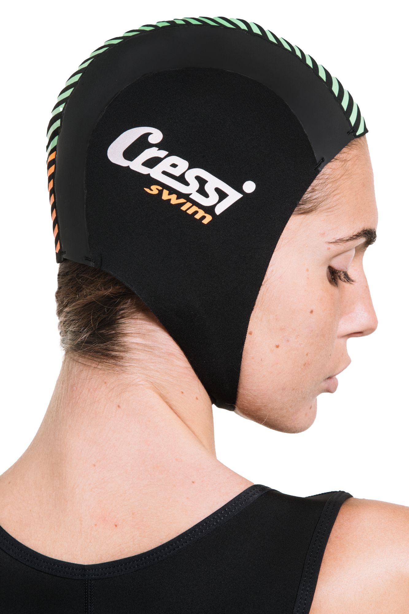 Cressi Swim Hood - DG002397 - Swim Hood - Black / S/M / 2 mm - Swimming