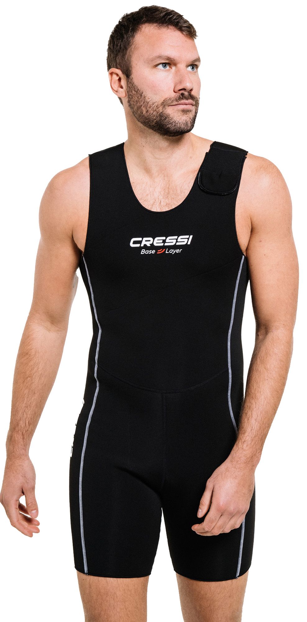 Cressi Shorts Vest Base Layer Man sottomuta uomo spiaggia immersion subacque apnea nuoto pesca corpett scuba diving spearfishing freediving snorkeling & beach paddling swimming neoprene vest undersuit wetsuit accessor base layer man