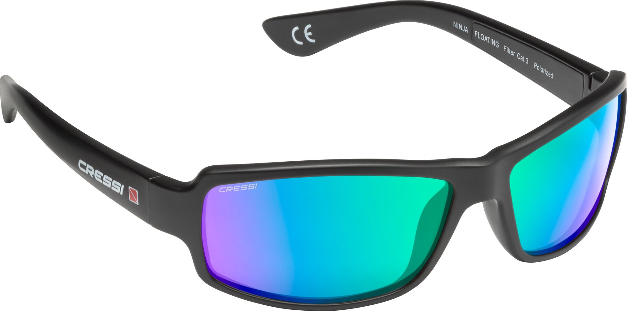 Cressi Ninja Floating Sunglasses occhiali da sole spiaggia polarizzat idrofobic snorkeling & beach paddling polarized hydrofobic htc floating sunglasses adult
