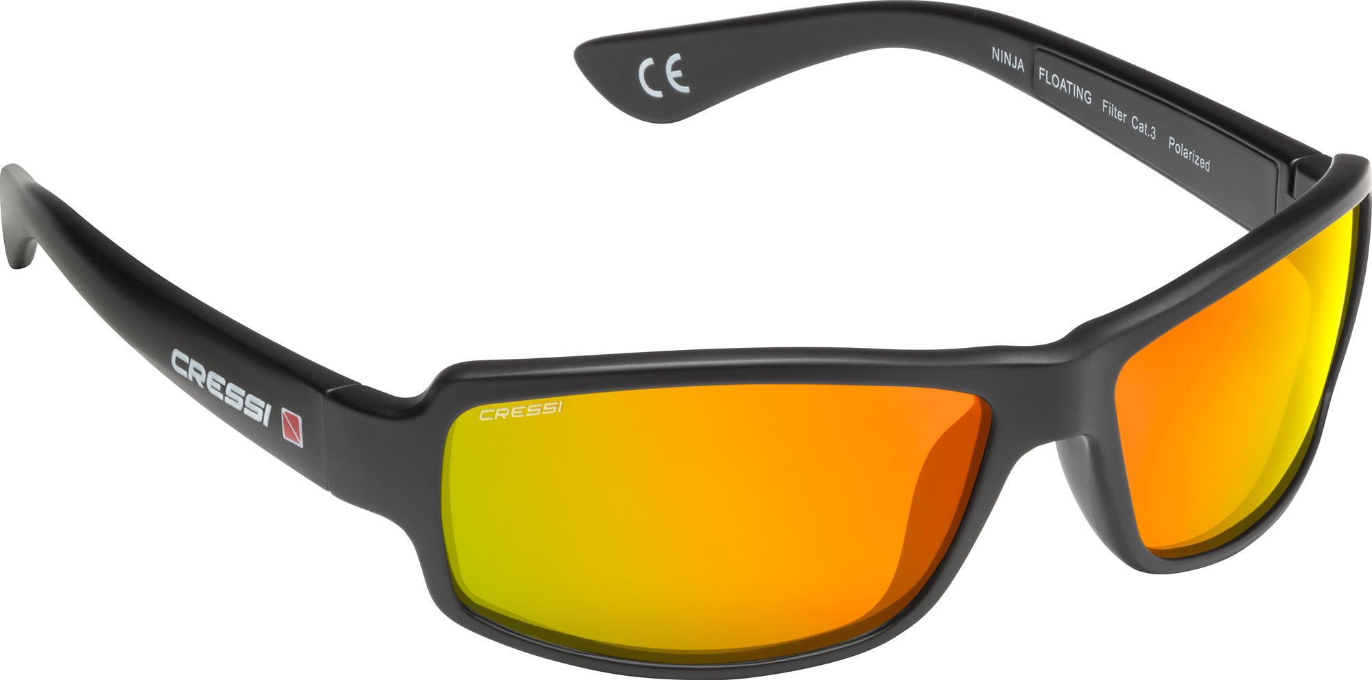 Cressi Ninja Floating Sunglasses occhiali da sole spiaggia polarizzat idrofobic snorkeling & beach paddling polarized hydrofobic htc floating sunglasses adult