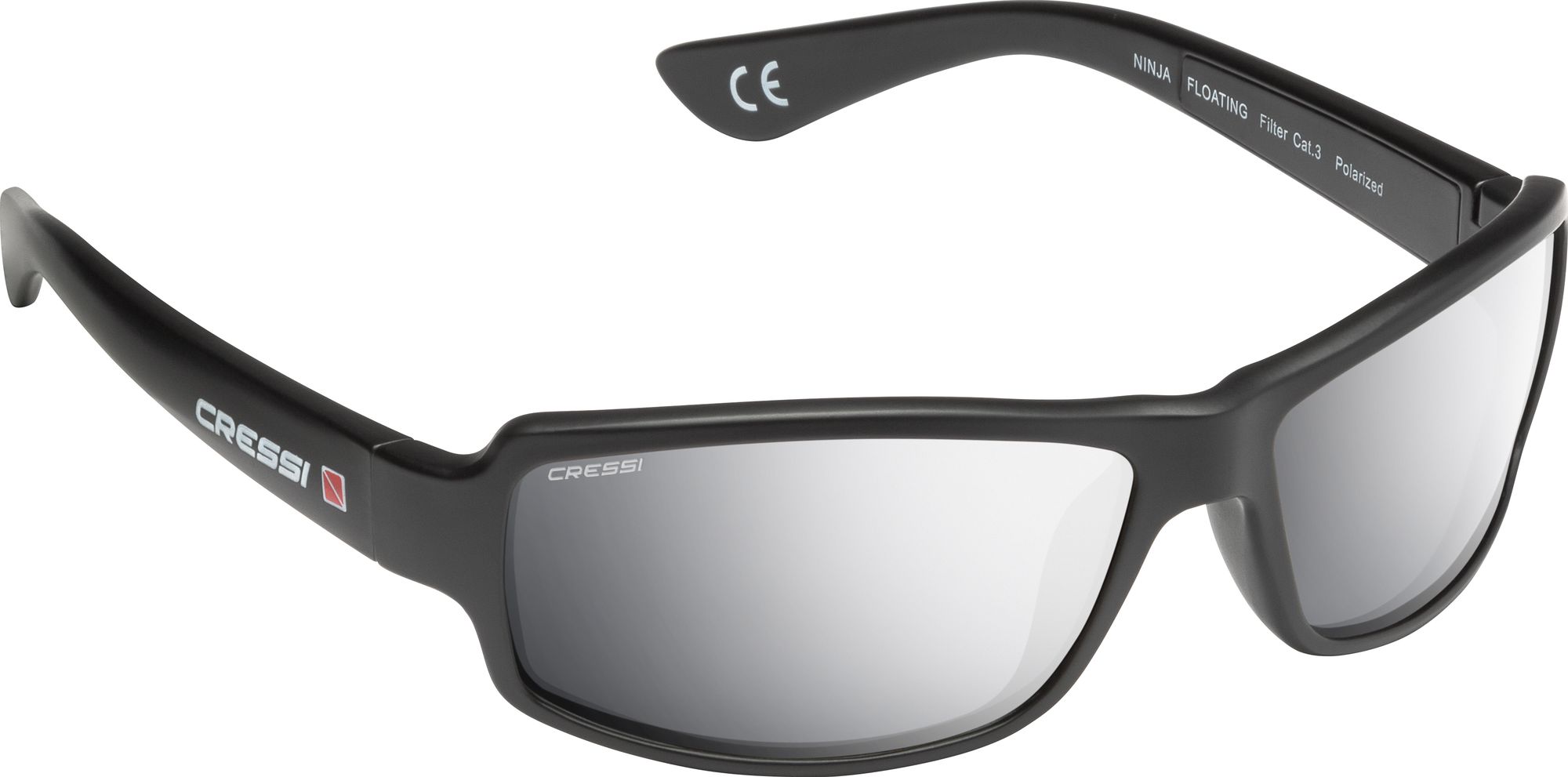 Cressi Ninja Floating Sunglasses occhiali da sole spiaggia polarizzat idrofobic snorkeling & beach paddling polarized hydrofobic htc floating sunglasses adult