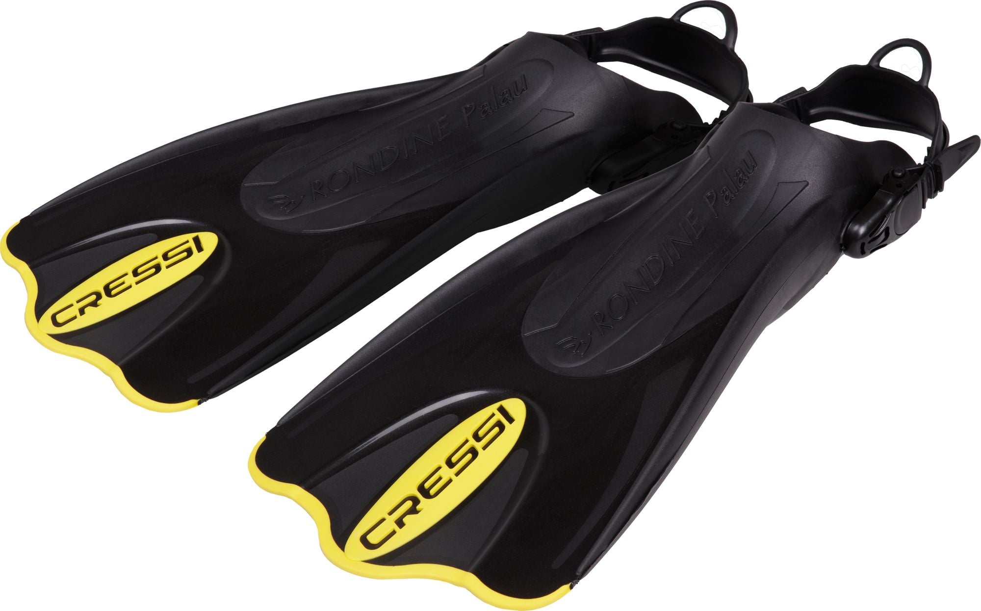 Cressi Palau Saf Fins pinne spiaggia pinn scarpett apert pal cort snorkeling & beach short blade open heel fins adult & kid