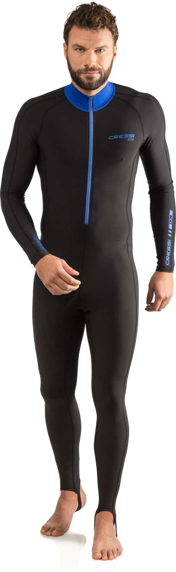 Cressi Skin Fullsuit Man spiaggia immersion subacque apnea pesca protezion protettiv scuba diving spearfishing freediving snorkeling & beach protect rashguard undersuit fullsuit man