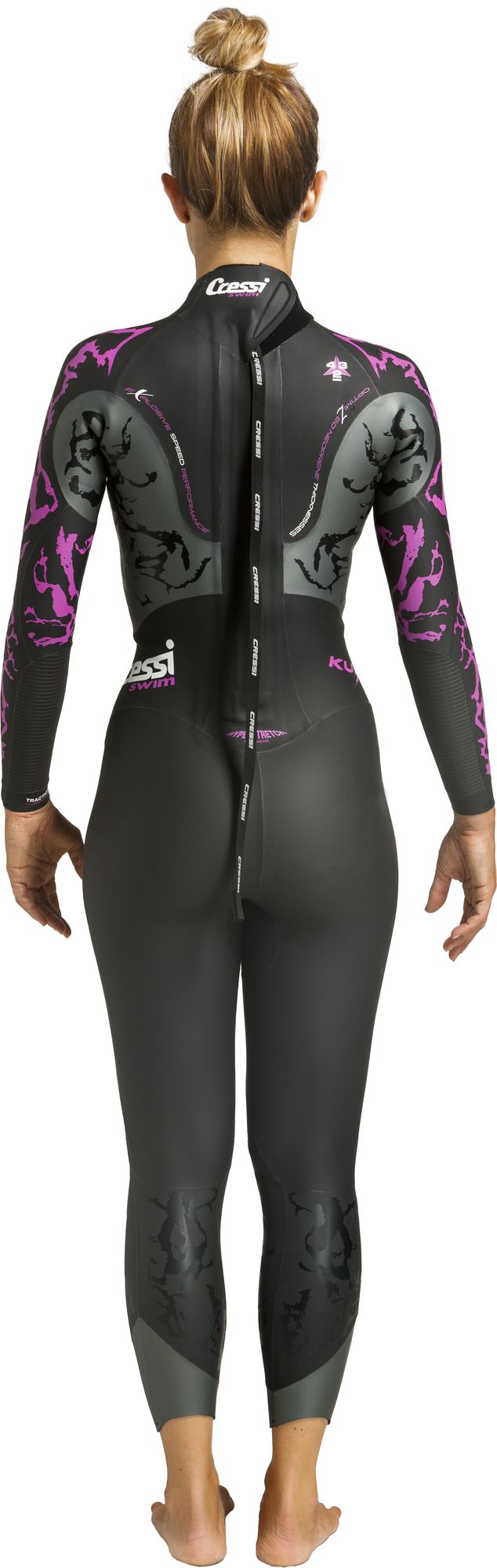 Cressi Kuwae Multi Thk Swimsuit Lady muta da nuoto lady nuoto muta mute umid mono pezz swimming neoprene wetsuit long sleeve monopiece lady