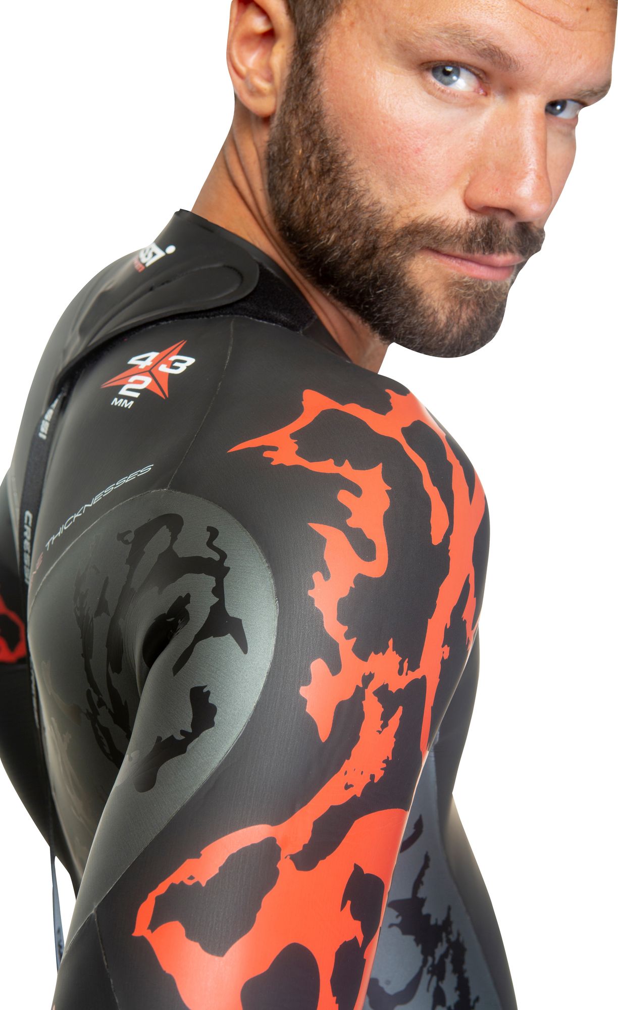 Cressi Kuwae Multi Thk Swimsuit Man muta da nuoto uomo nuoto muta mute umid mono pezz swimming neoprene wetsuit long sleeve monopiece man