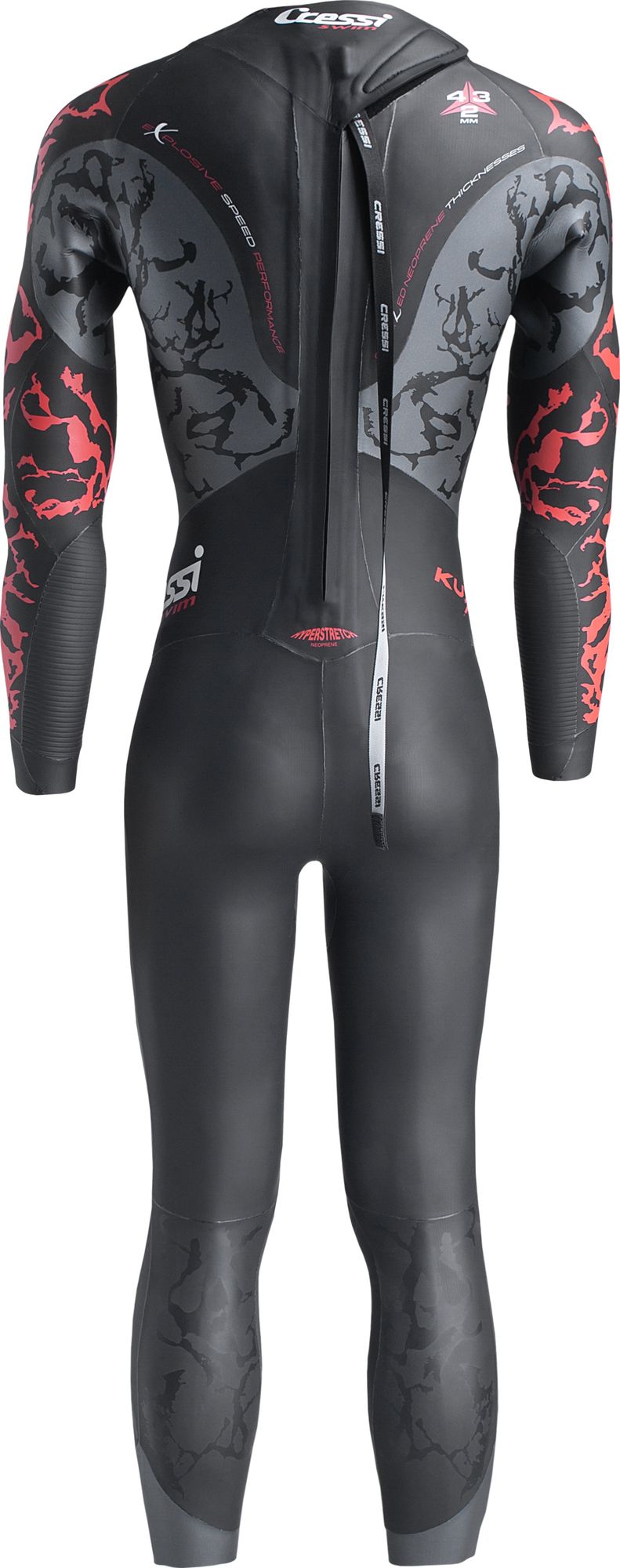 Cressi Kuwae Multi Thk Swimsuit Man muta da nuoto uomo nuoto muta mute umid mono pezz swimming neoprene wetsuit long sleeve monopiece man