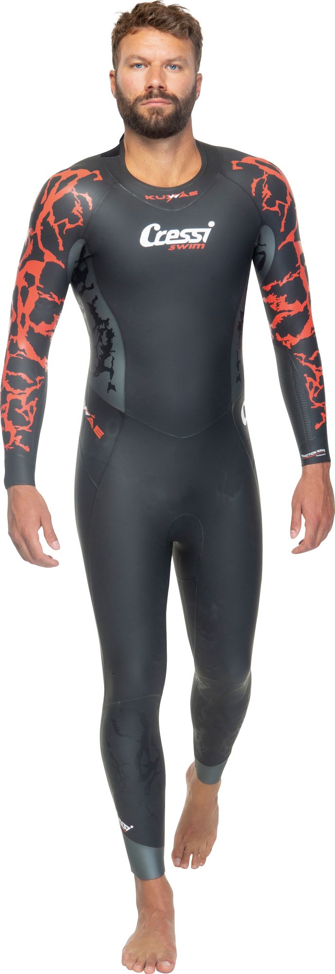Cressi Kuwae Multi Thk Swimsuit Man muta da nuoto uomo nuoto muta mute umid mono pezz swimming neoprene wetsuit long sleeve monopiece man