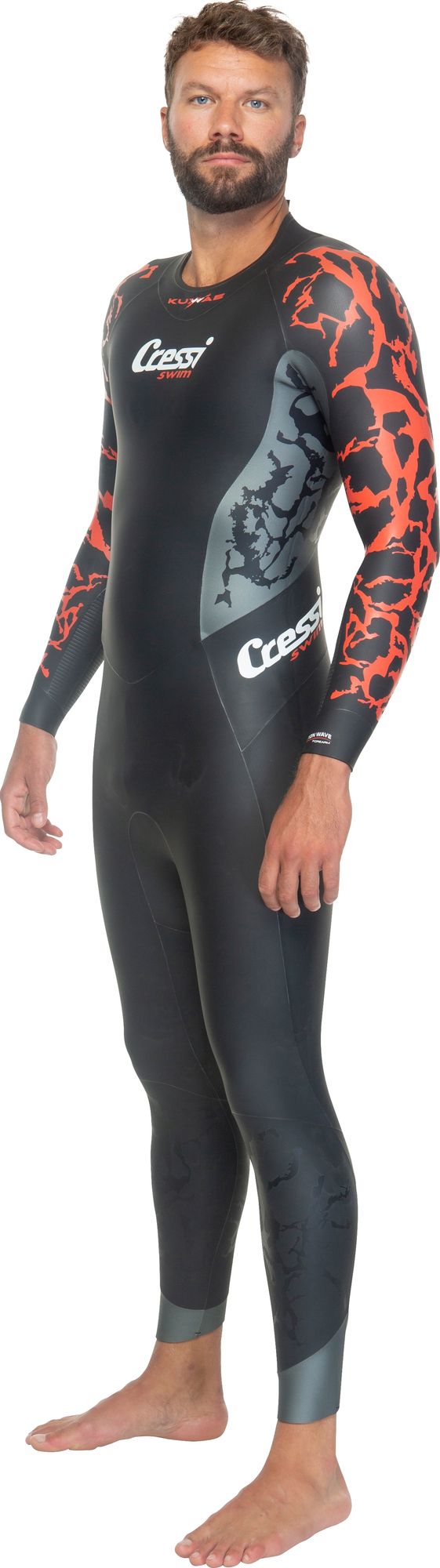 Cressi Kuwae Multi Thk Swimsuit Man muta da nuoto uomo nuoto muta mute umid mono pezz swimming neoprene wetsuit long sleeve monopiece man
