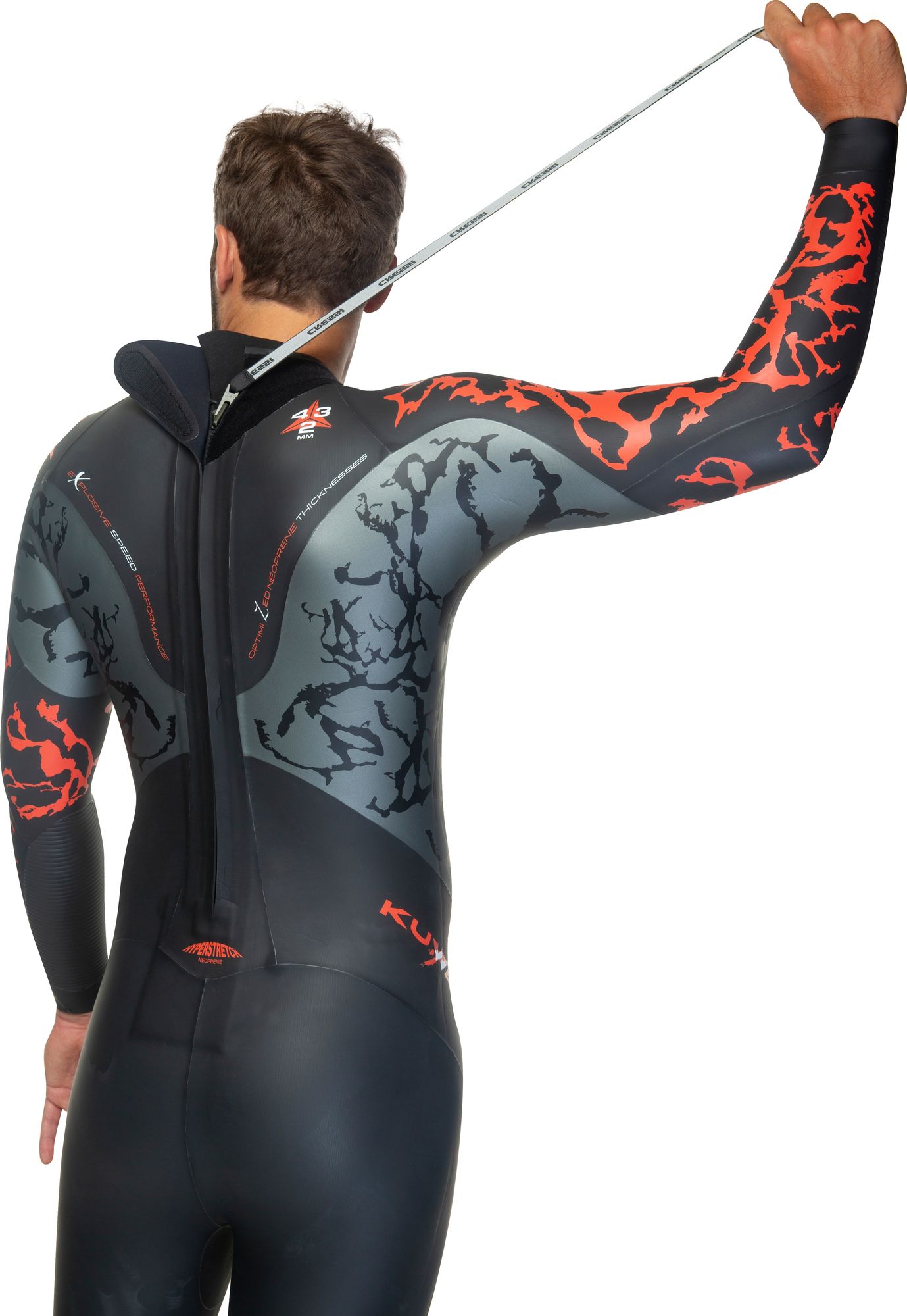 Cressi Kuwae Multi Thk Swimsuit Man muta da nuoto uomo nuoto muta mute umid mono pezz swimming neoprene wetsuit long sleeve monopiece man