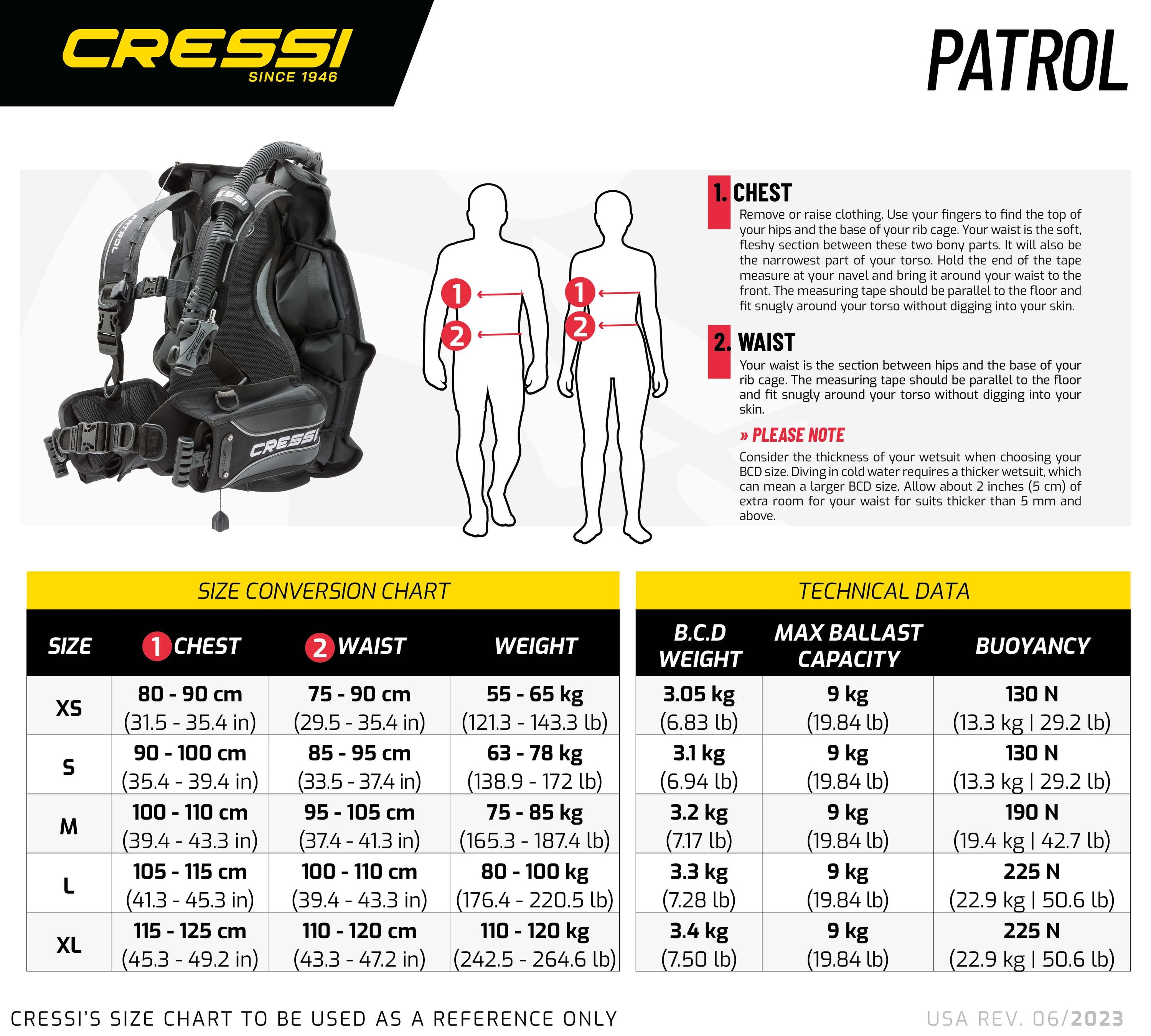 CRESSI PATROL BCD