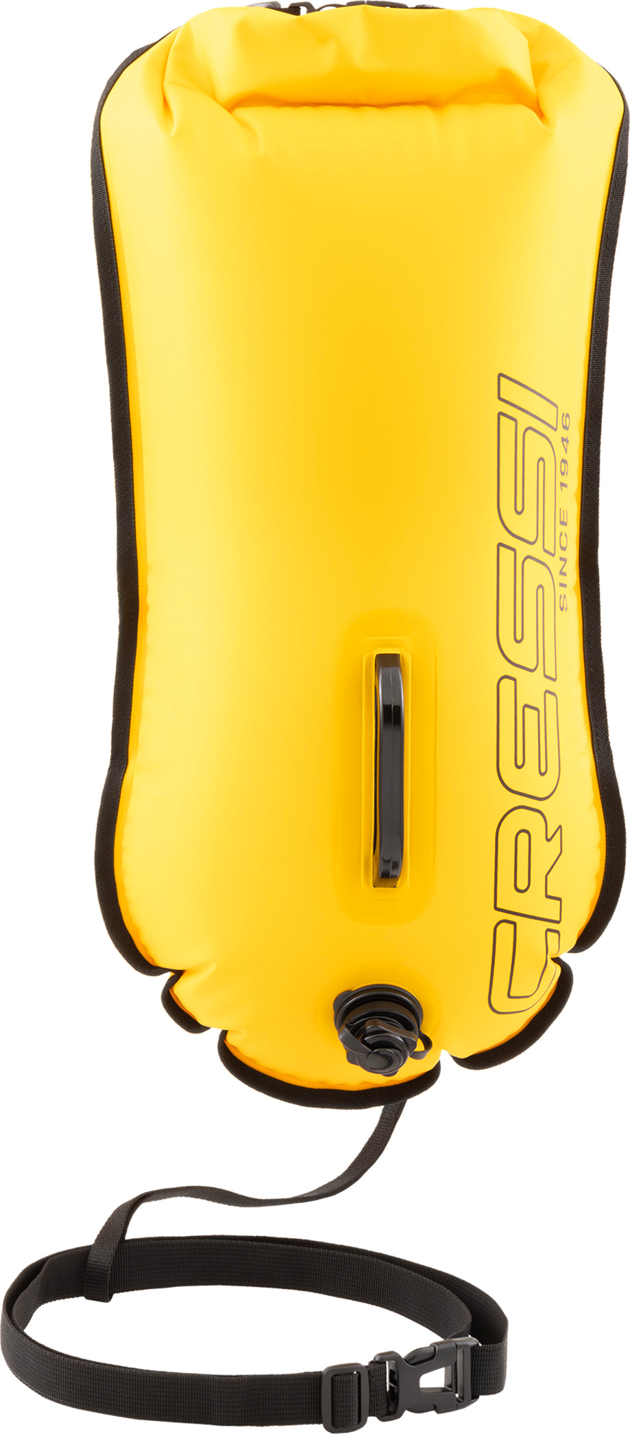 Cressi Glide Pro Swim Buoy - TA612110 - Glide Pro Swim Buoy - Yellow / 28 L - Swimming