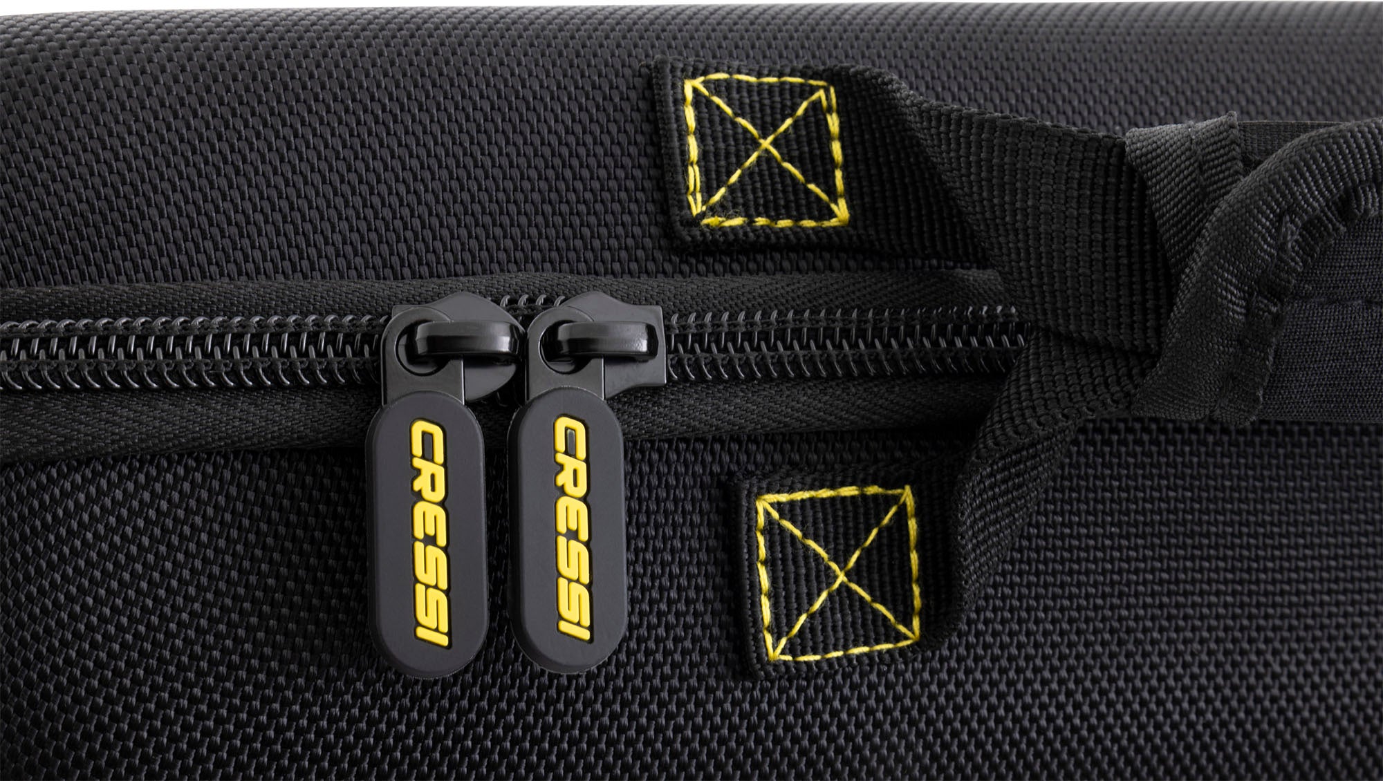 Cressi Elite Regulator Case - HZ700000 - Elite Regulator Case - Black / Yellow - Scuba Diving