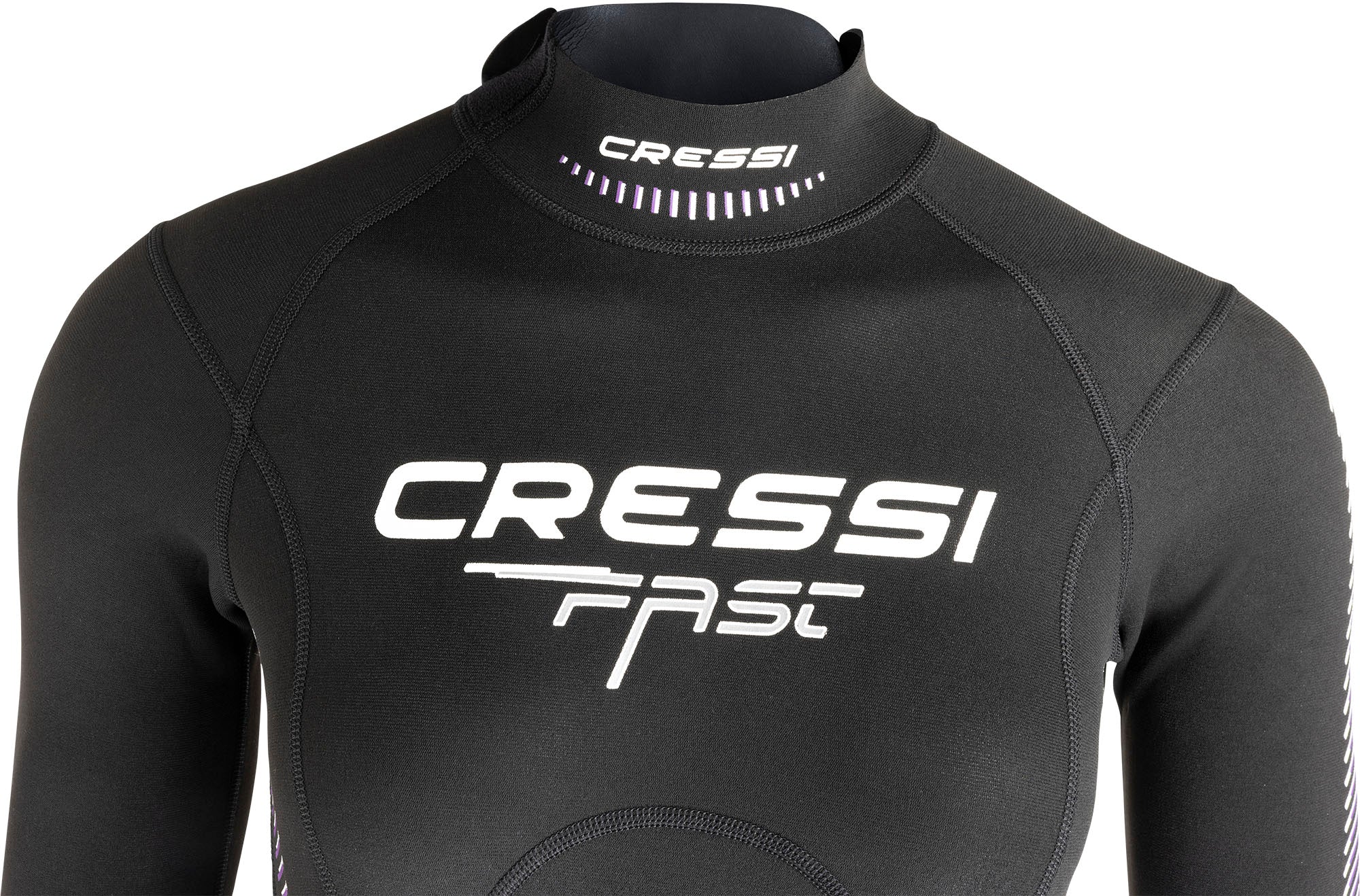 Cressi Fast 1 mm Wetsuit Lady - LR109101 - Fast 1 mm Wetsuit Lady - Black / Grey / XS / 1 mm - Scuba Diving