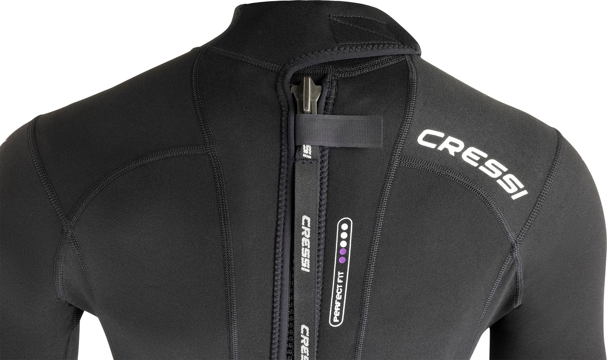 Cressi Fast 1 mm Wetsuit Lady - LR109101 - Fast 1 mm Wetsuit Lady - Black / Grey / XS / 1 mm - Scuba Diving