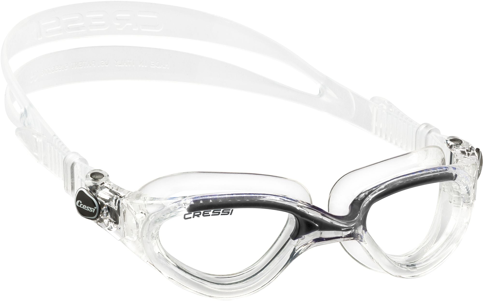Lunettes De Natation Cressi Bliss - Design Classique Double Oculaire, Sangle En Silicone Réglable - Pour Adultes, Tous Niveaux - 2