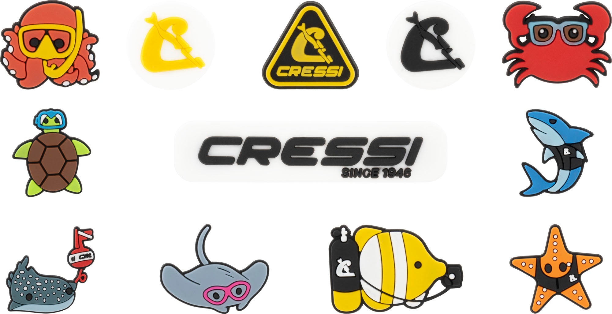 Cressi Jelly Kid Clogs - XVC120223 - Jelly Kid Clogs - Light Blue / Orange / 23/24 - Beach | Watersports