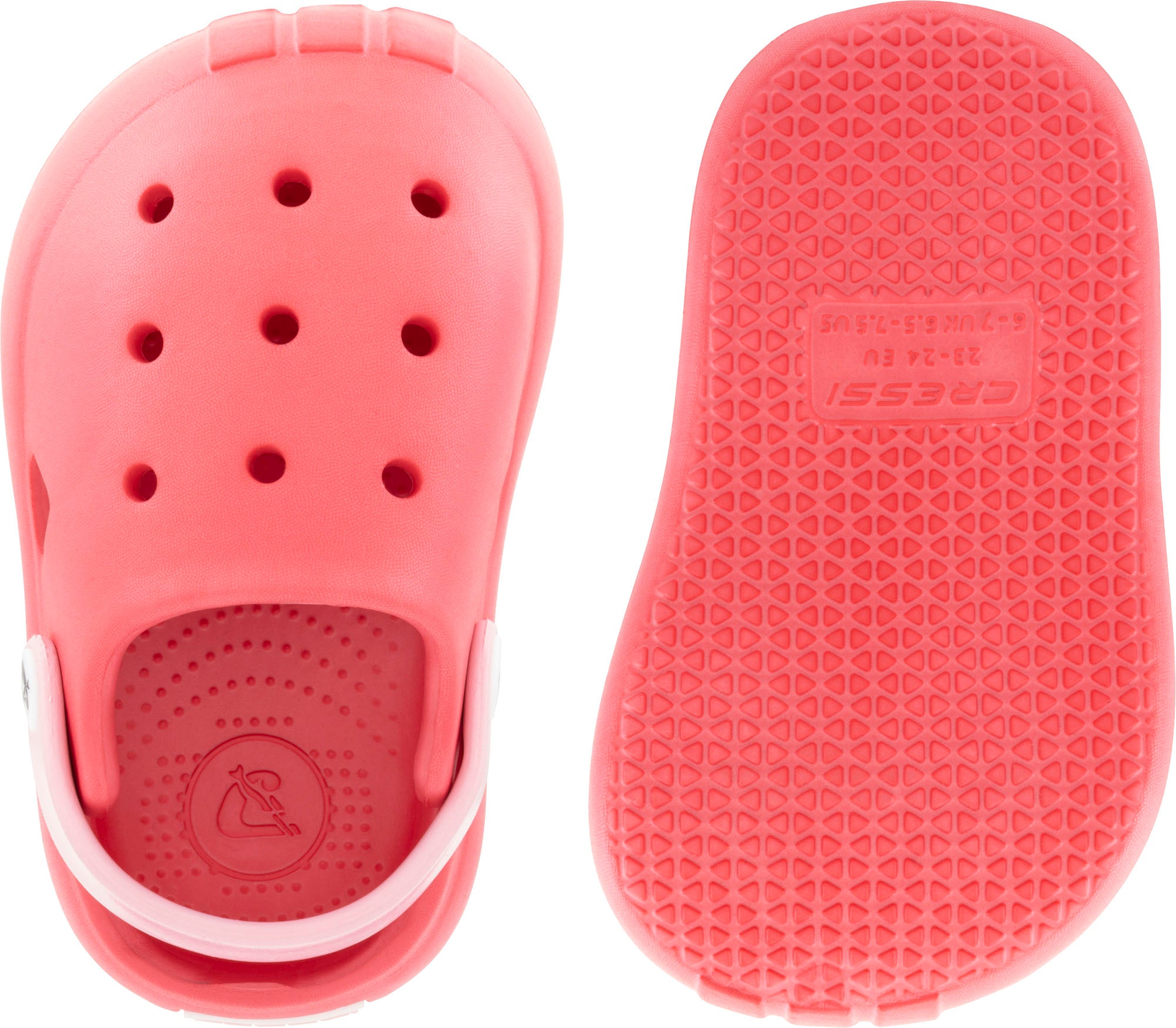 Cressi Jelly Kid Clogs - XVC120223 - Jelly Kid Clogs - Light Blue / Orange / 23/24 - Beach | Watersports