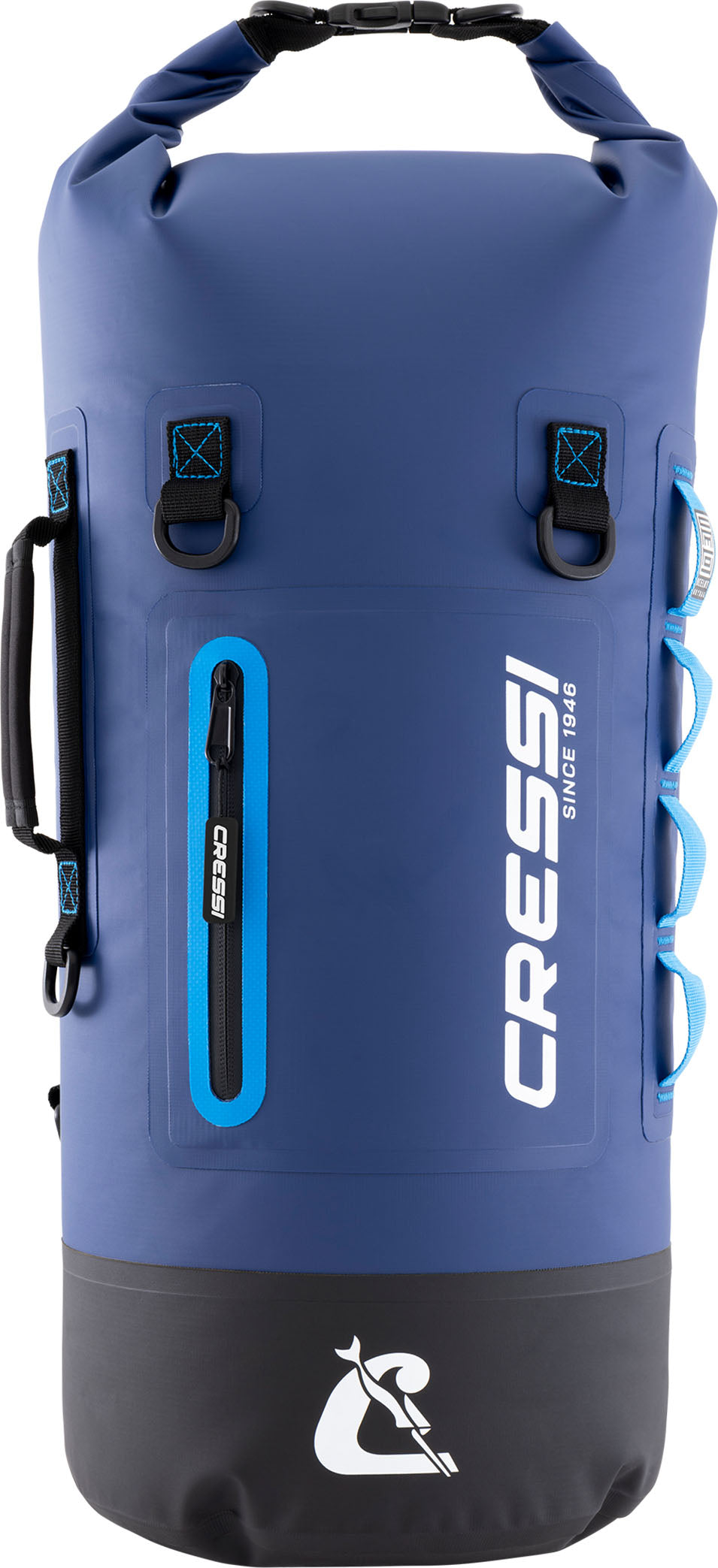 Cressi Ocelot Dry Bag - XUA930223 - Ocelot Dry Bag - Blue / Light Blue / 30 L - Swimming | Beach | Watersports