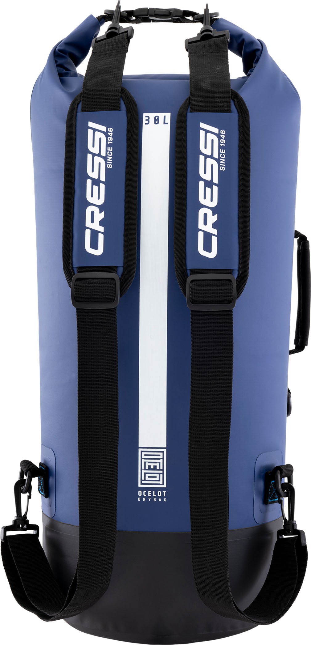 Cressi Ocelot Dry Bag - XUA930221 - Ocelot Dry Bag - Blue / Light Blue / 10 L - Swimming | Beach | Watersports