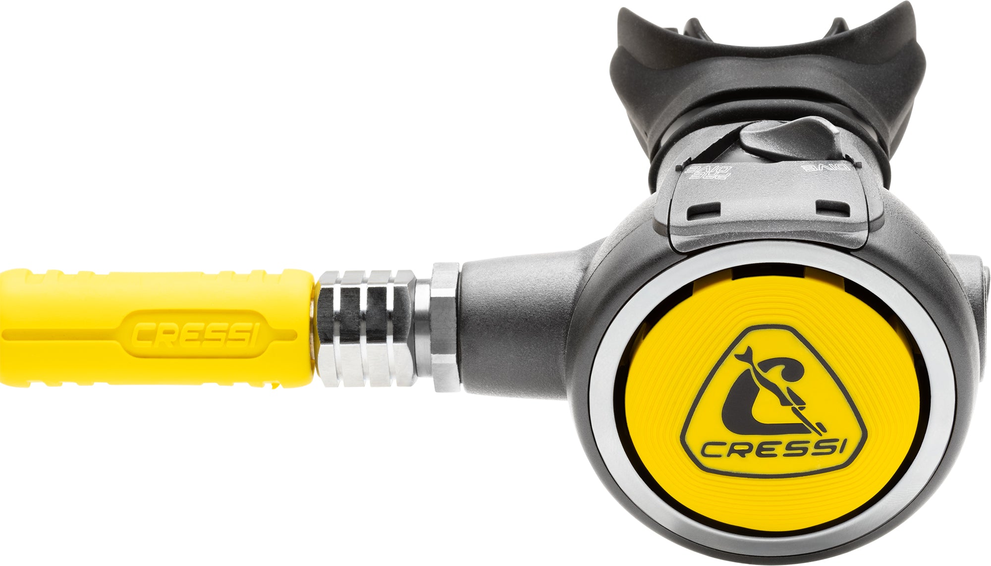Cressi Zen Pro Octopus - HX790250 - Zen Pro Octopus - Black / Yellow - Scuba Diving