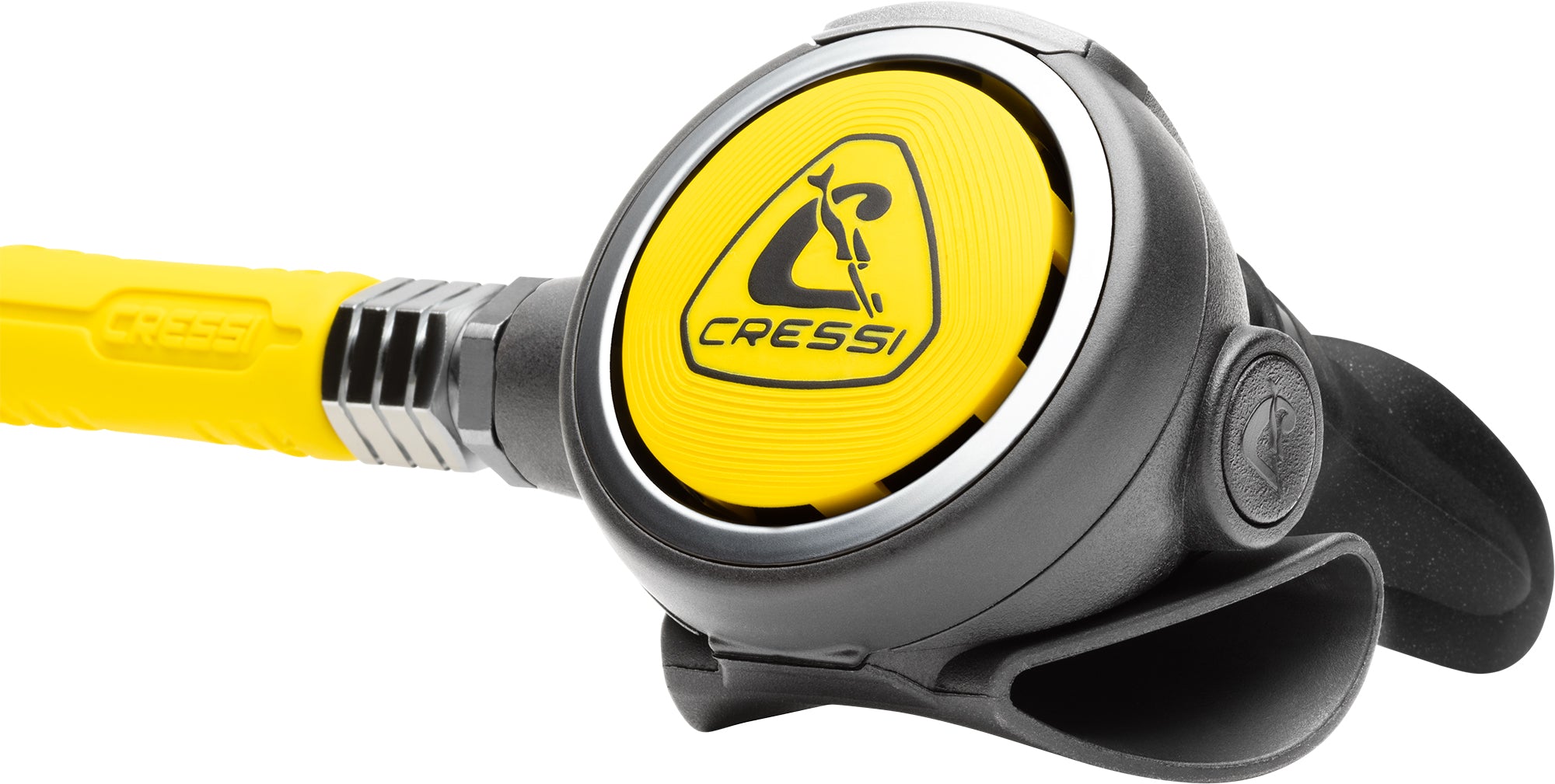 Cressi Zen Pro Octopus - HX790250 - Zen Pro Octopus - Black / Yellow - Scuba Diving