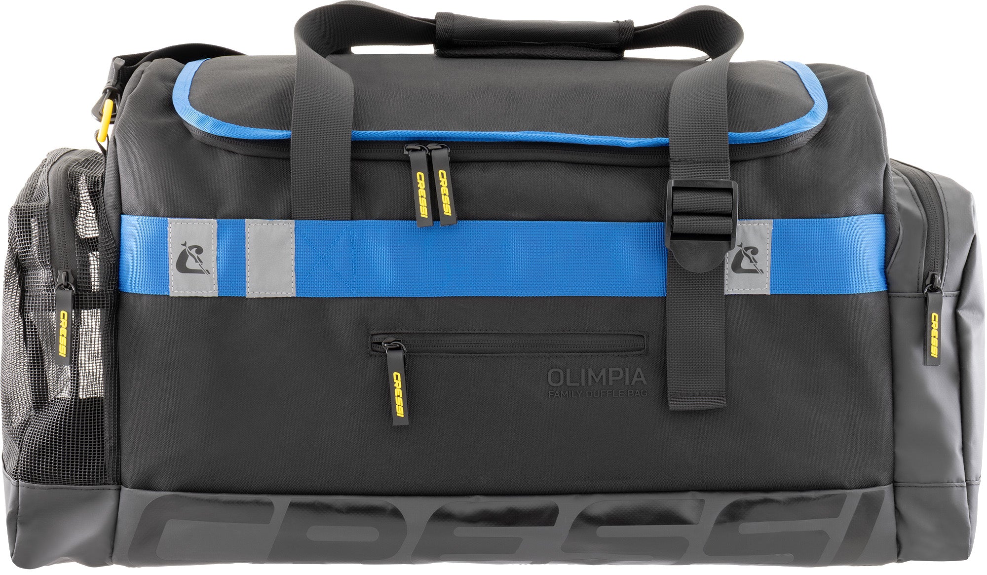 Cressi Olimpia Duffel Bag - UB939252 - Olimpia Duffel Bag - Black / Blue / 45 L - Swimming