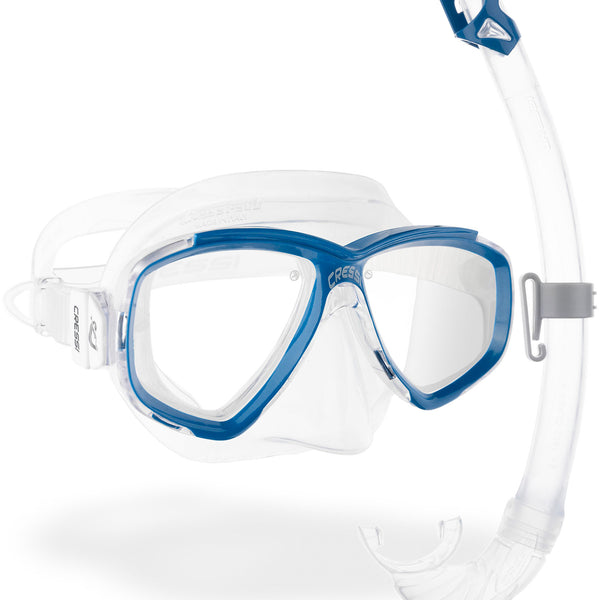 Tuba De Randonnée Aquatique CRESSI Scilla - Valve Sèche, Embout Silicone - Adulte, Mixte