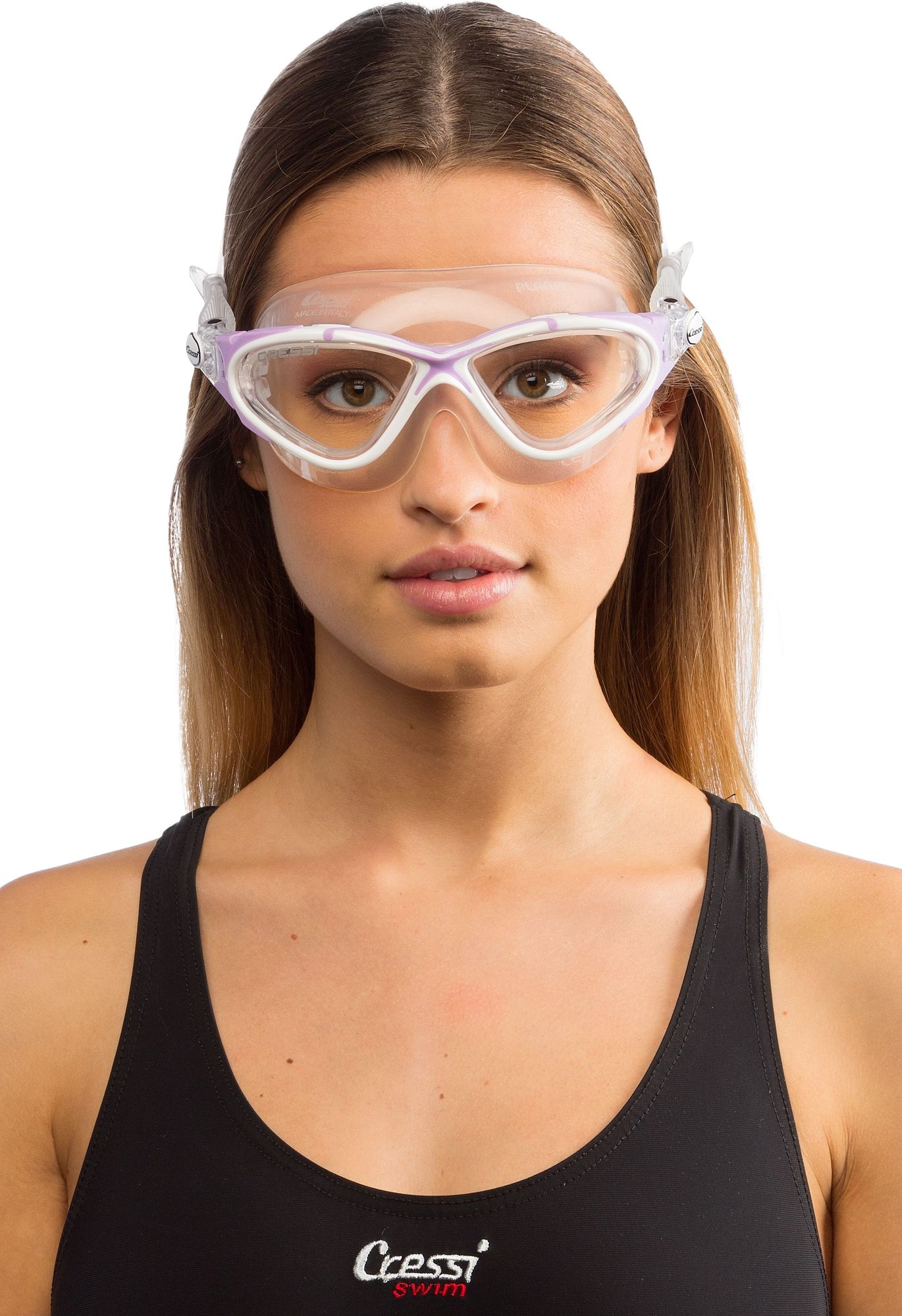 Lunettes De Natation Cressi Bliss - Design Classique Double Oculaire, Sangle En Silicone Réglable - Pour Adultes, Tous Niveaux - 6