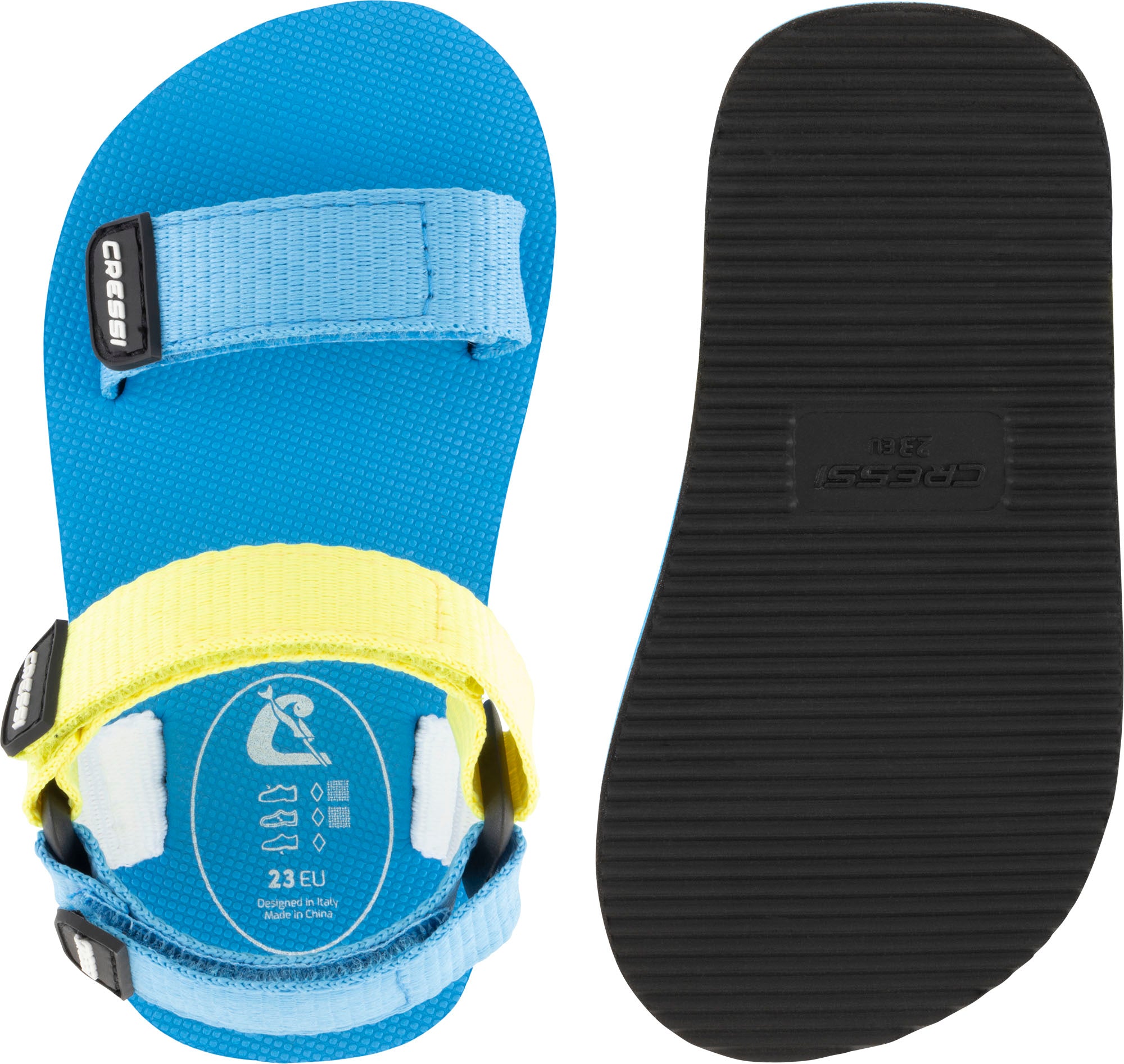 Cressi Rainbow Sandals - XVC102023 - Rainbow Sandals - Turquoise / Orange / 23 - Beach