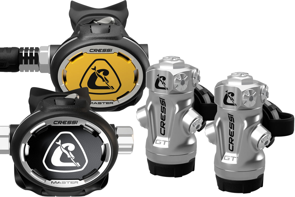 GT Steel + Master Pro + GT Steel + Master 1St + 2nd Stage + Octopus DIN