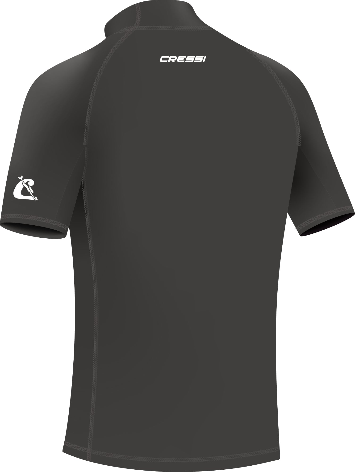 Cressi Sentinel Rashguard Shirt Man - NH000302 - Sentinel Rashguard Shirt Man - Black / Yellow / S - Snorkeling | Beach | Watersports