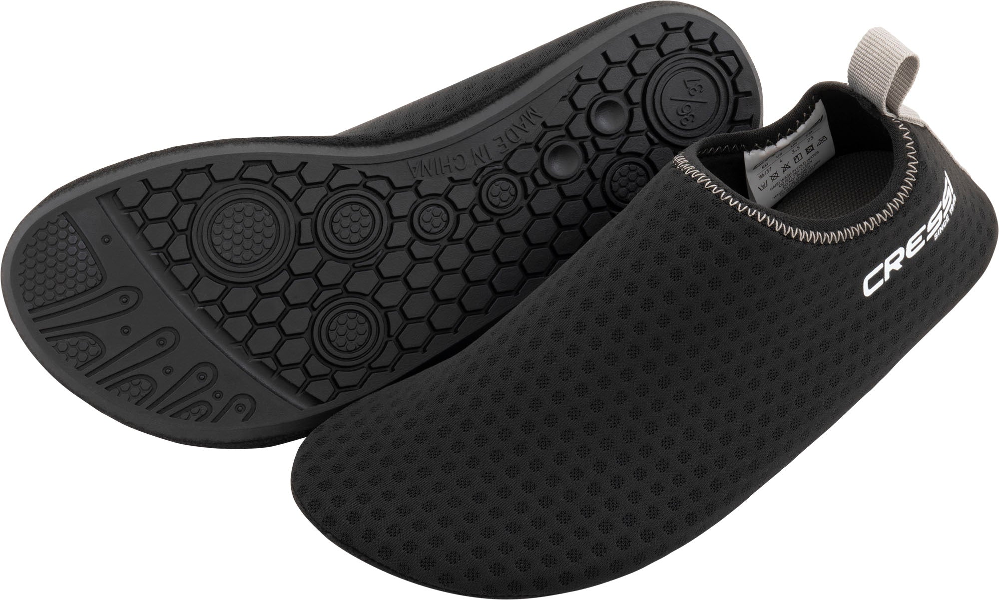 Cressi Tropea Aqua Socks - XLX423036 - Tropea Aqua Socks - Black / 36/37 - Beach | Watersports