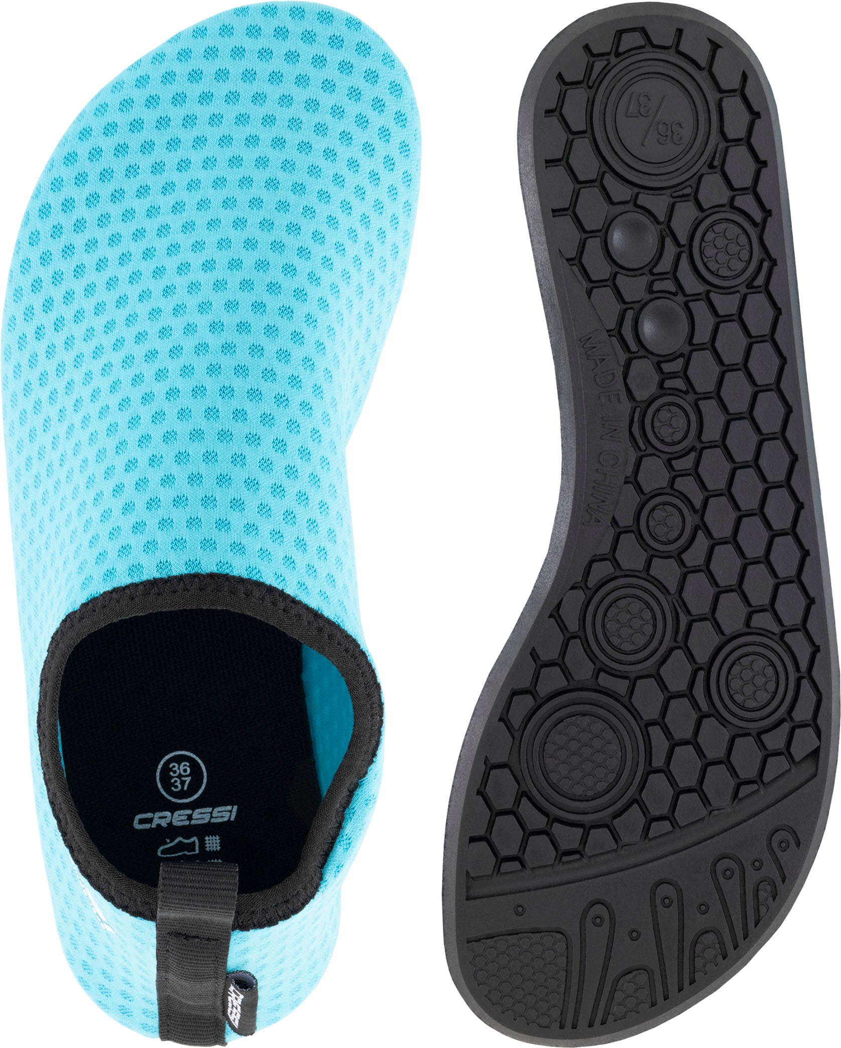 Cressi Tropea Aqua Socks - XLX423036 - Tropea Aqua Socks - Black / 36/37 - Beach | Watersports