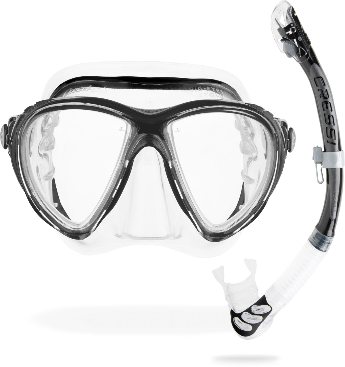 Big Eyes Evolution + Alpha Ultra Dry Snorkel Combo
