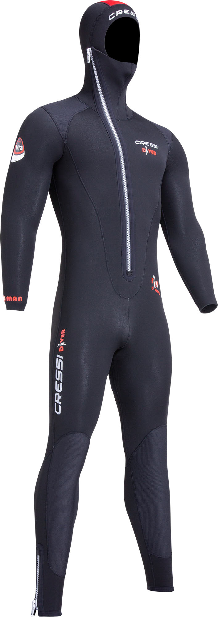 Diver Man One-Piece Wetsuit 5 mm