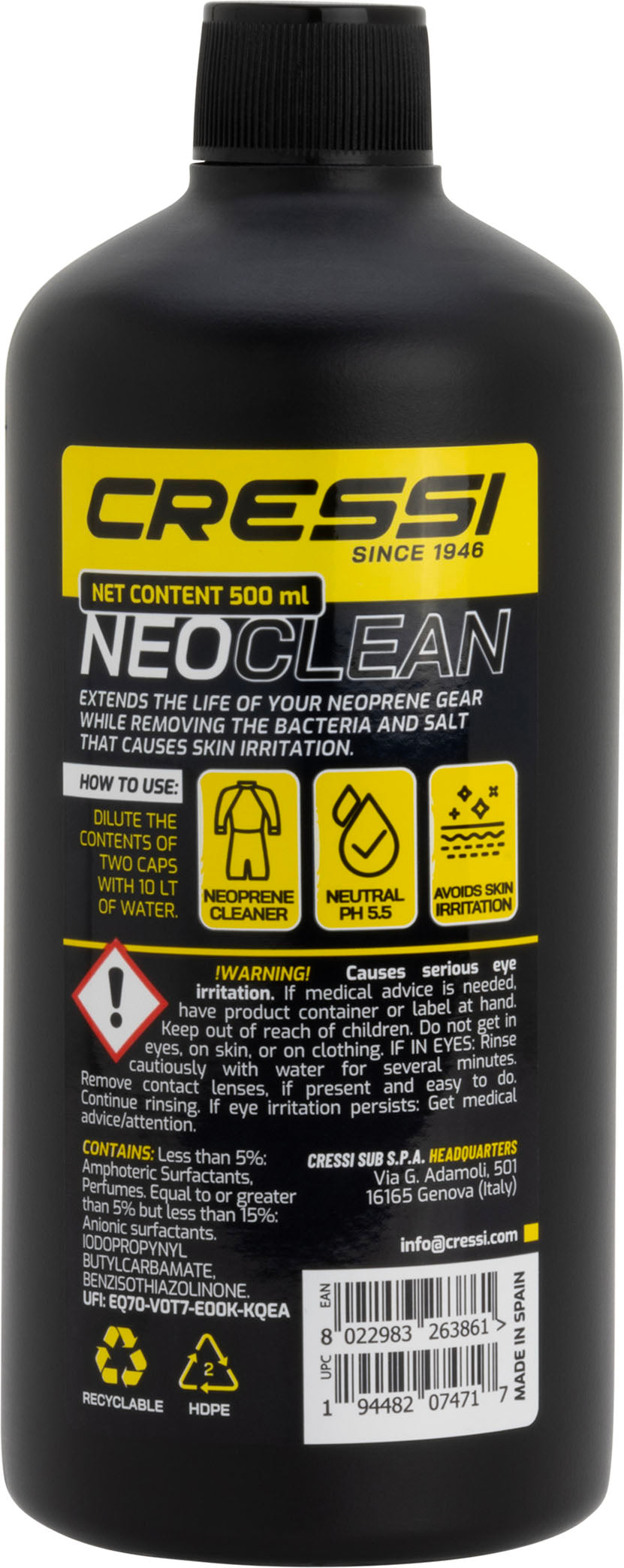 Neo Clean Neoprene Cleaner 500ml