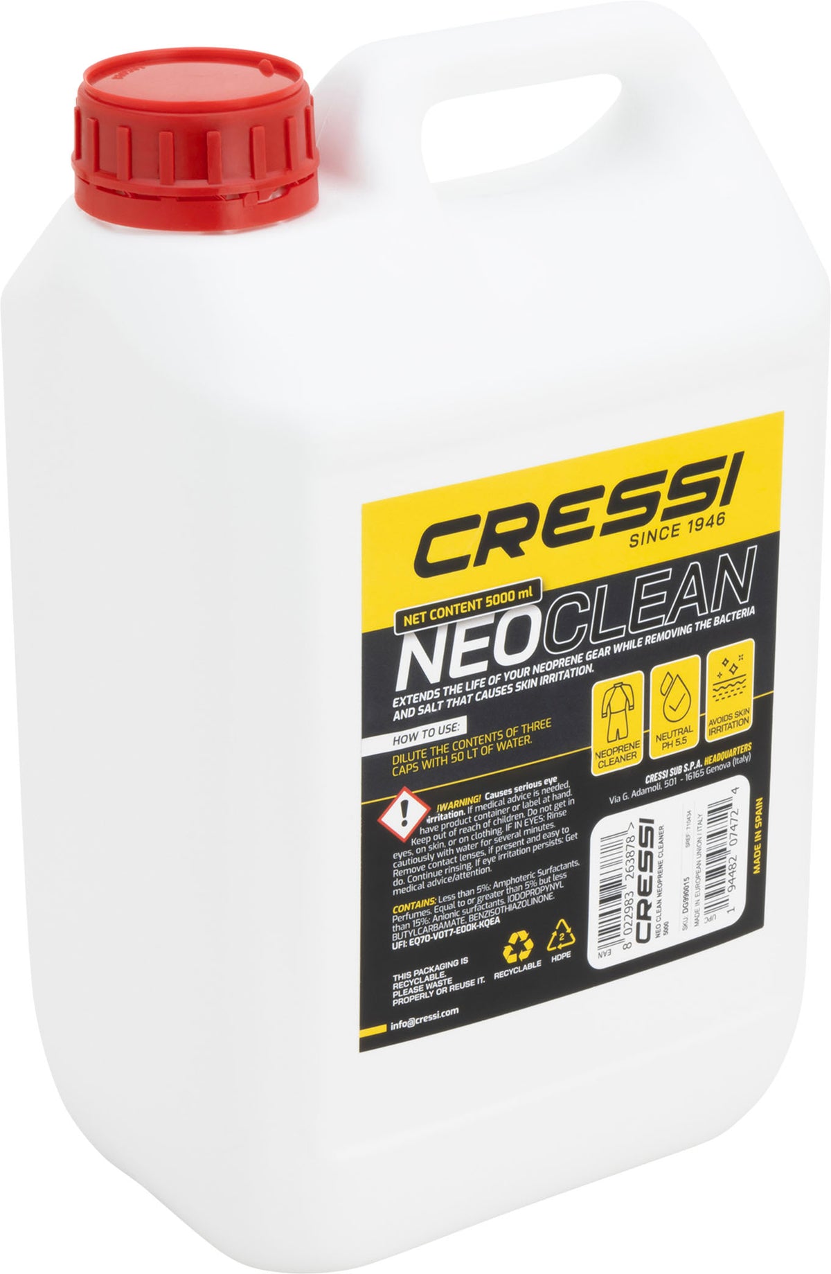 Neo Clean Neoprene Cleaner 5 l