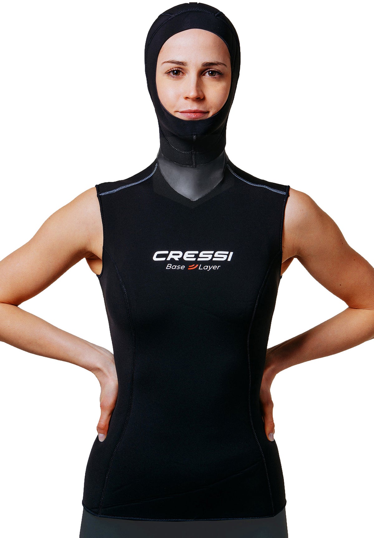Base Layer Hood Lady Undergarment Hood Vest 2.5/5 mm