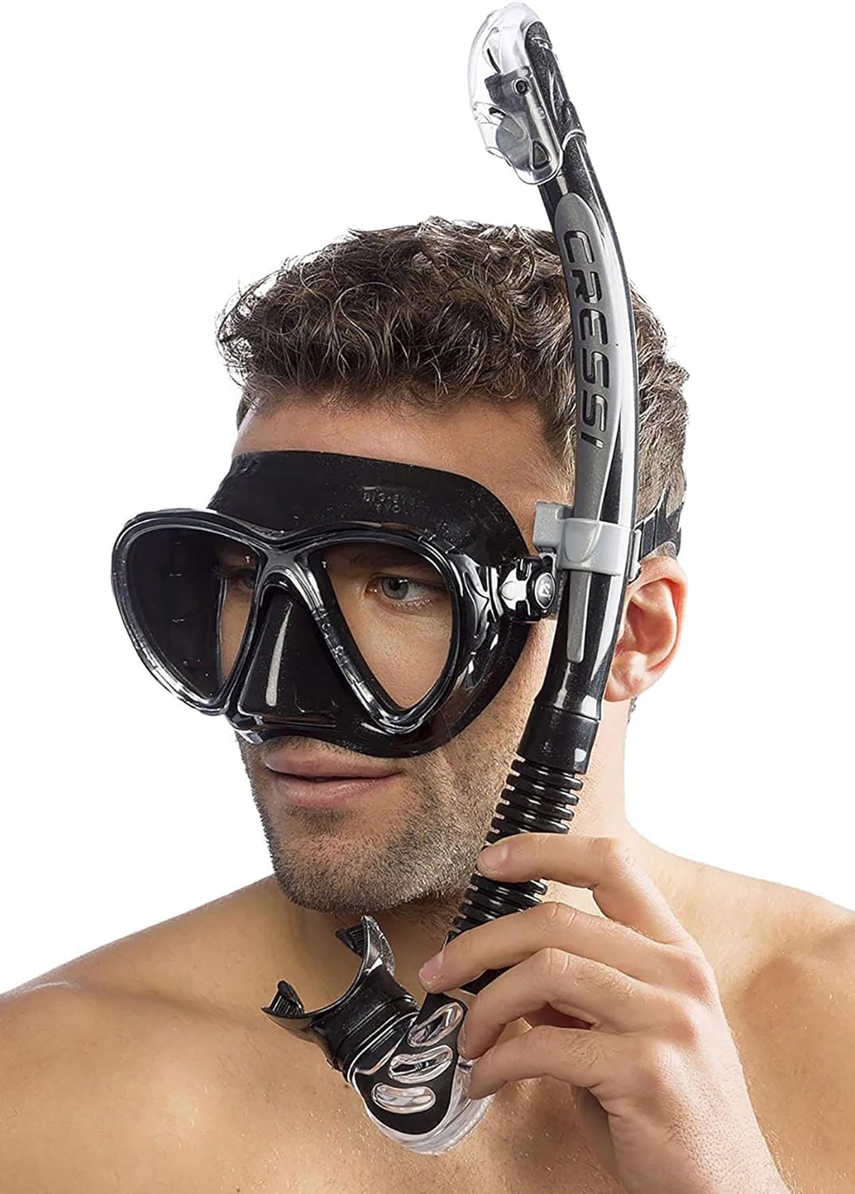 Big Eyes Evolution + Alpha Ultra Dry Snorkel Combo