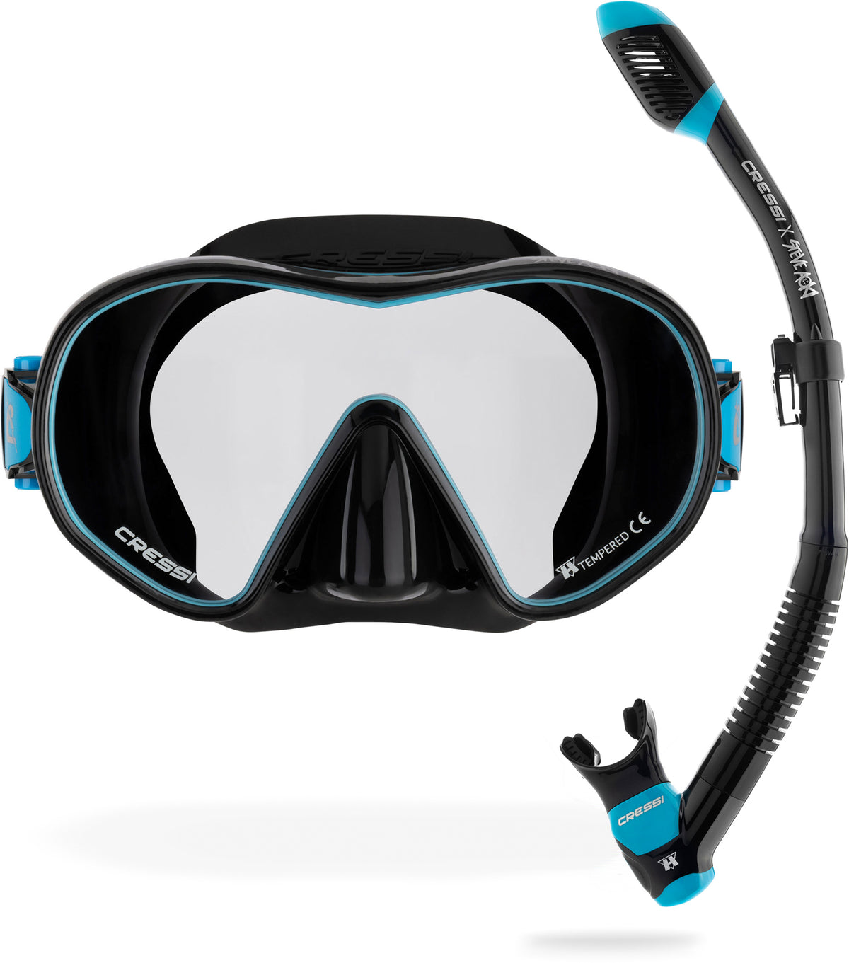 F-Dual + Supernova Dry Snorkel Combo Mirrored Lens