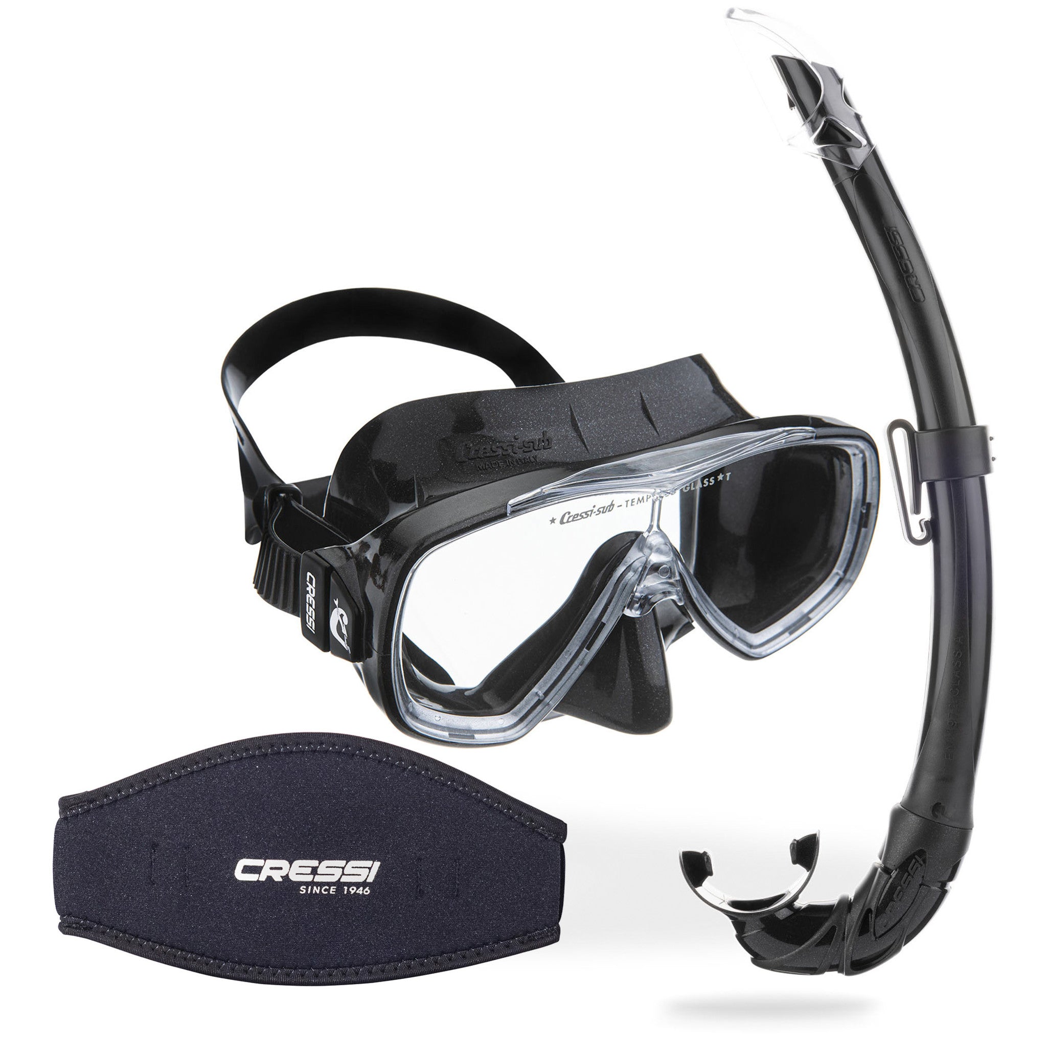 Cressi Onda + Mexico + Strap Snorkeling Combo