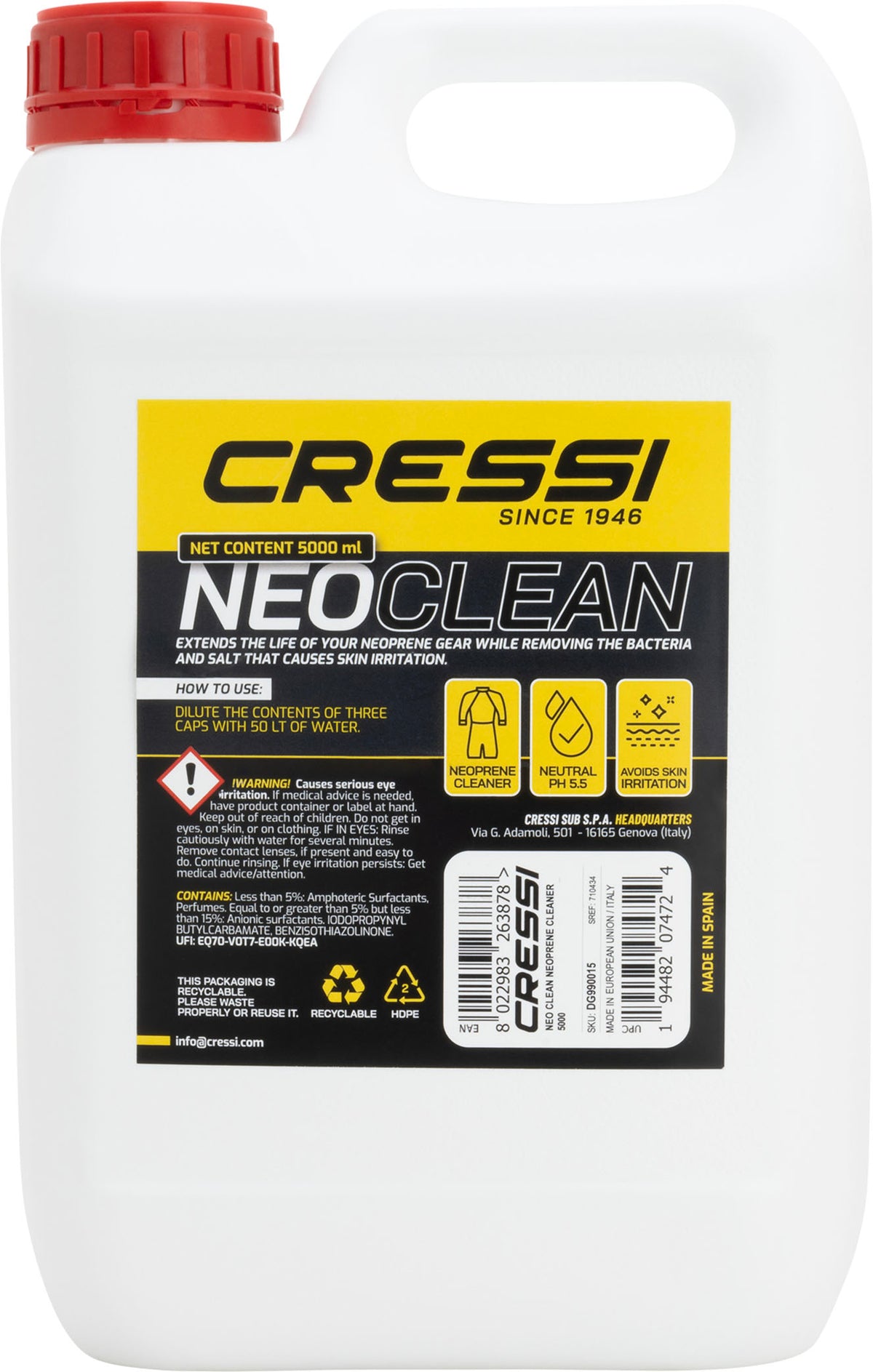 Neo Clean Neoprene Cleaner 5 l