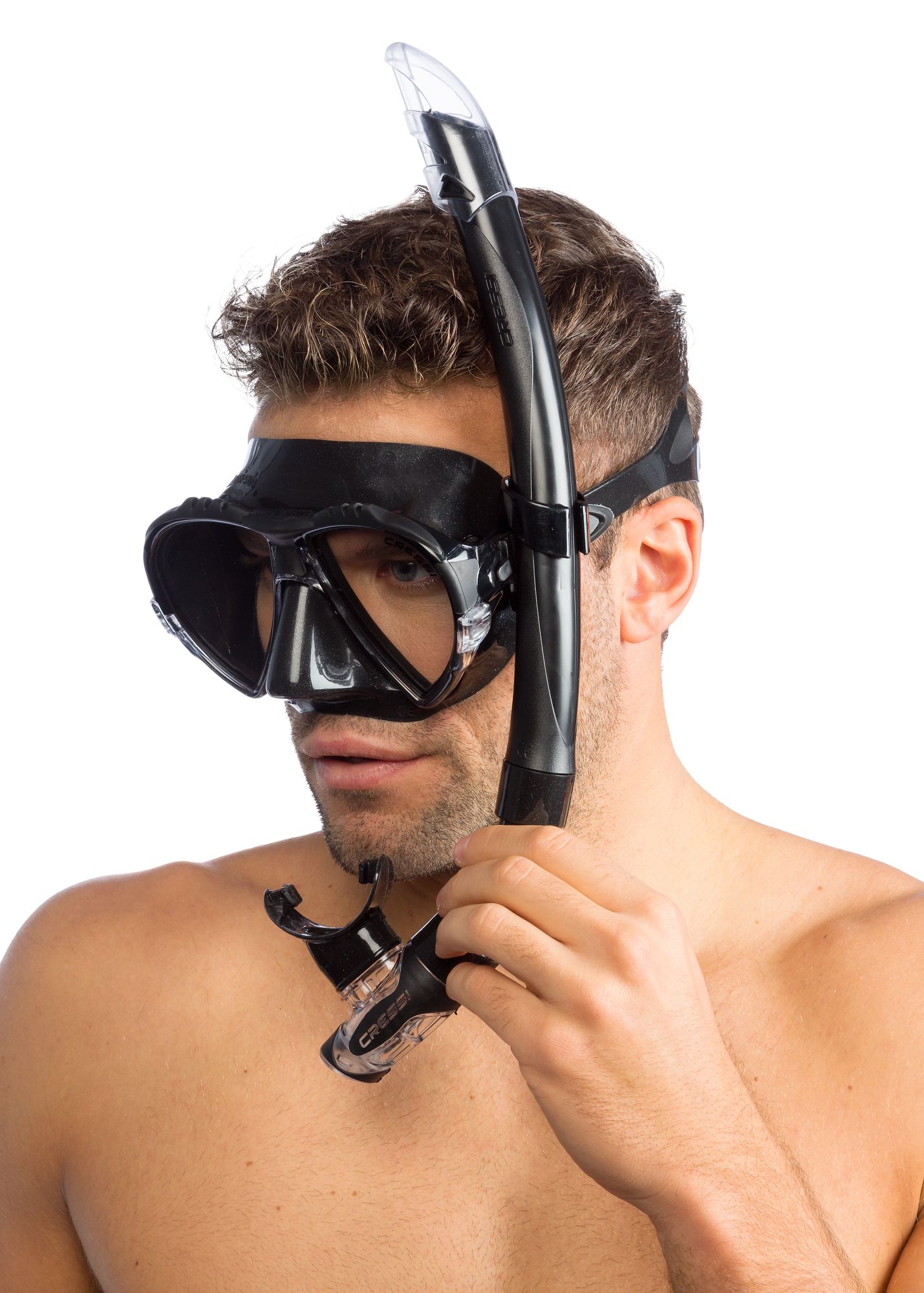 Cressi Matrix + Gamma Snorkeling Combo snorkeling combo spiaggia immersion subacque mascher boccagli aerator scuba diving snorkeling & beach snorkeling mask snorkel combo set snorkeling combo adult