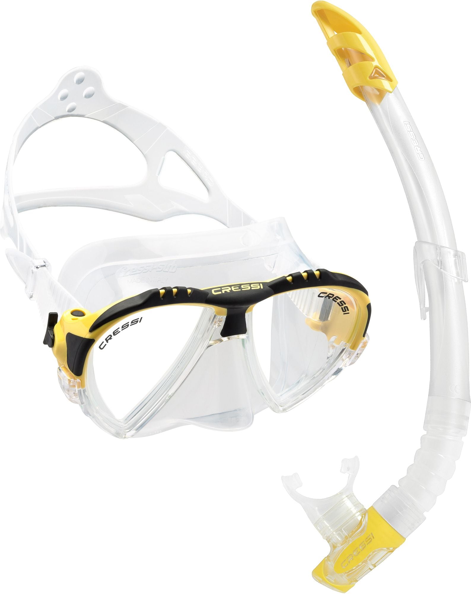 Cressi Matrix + Gamma Snorkeling Combo snorkeling combo spiaggia immersion subacque mascher boccagli aerator scuba diving snorkeling & beach snorkeling mask snorkel combo set snorkeling combo adult