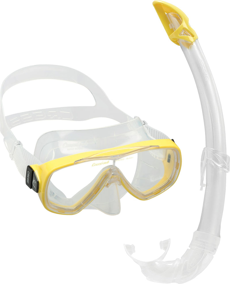 SEAC Set snorkeling masque + tuba adulte BIS EXTREME EVO yellow
