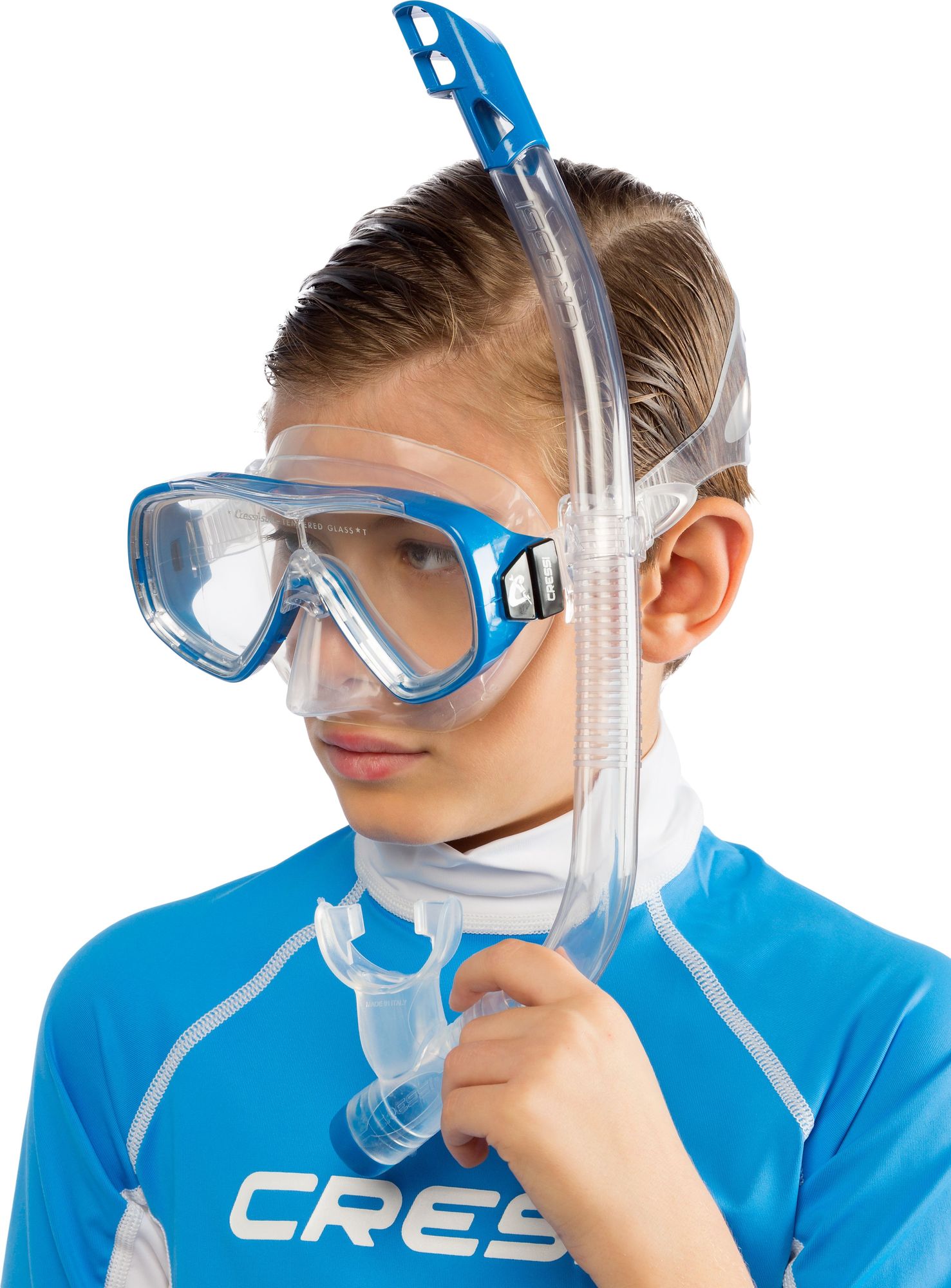 Cressi Ondina + Top Snorkeling Combo snorkeling combo spiaggia mascher boccagli aerator snorkeling & beach snorkeling mask snorkel combo set snorkeling combo adult
