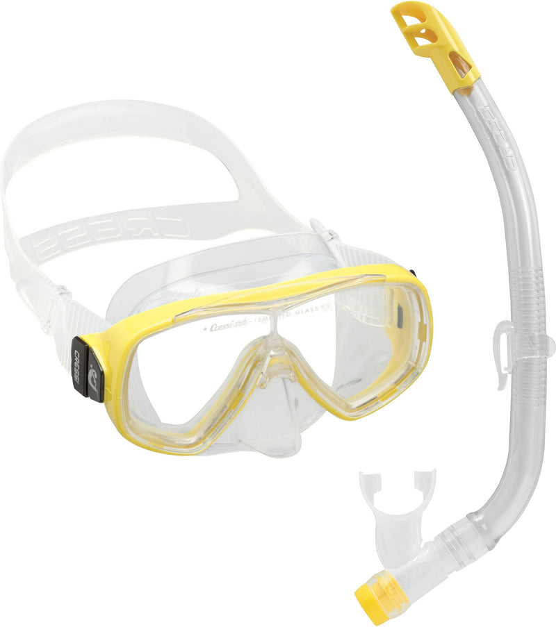 Cressi Ondina + Top Snorkeling Combo snorkeling combo spiaggia mascher boccagli aerator snorkeling & beach snorkeling mask snorkel combo set snorkeling combo adult