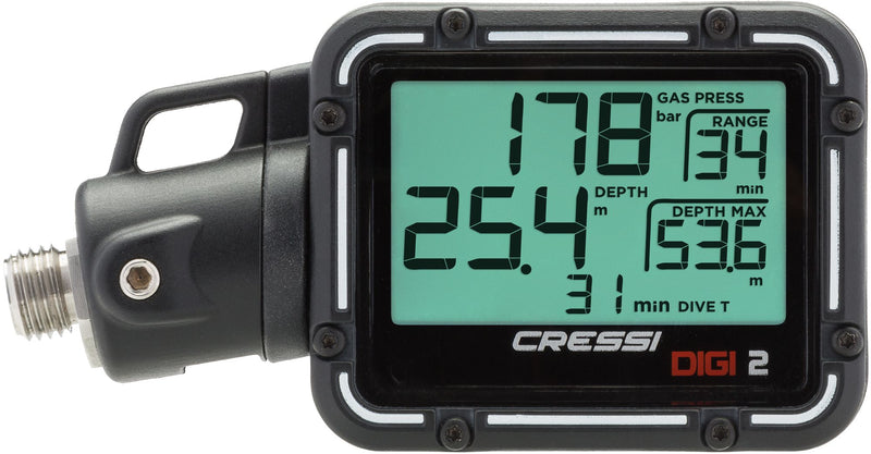 Cressi Digi 2 Console console immersion subacque manometro pressione profondi scuba diving gauge pressure + depth console digital