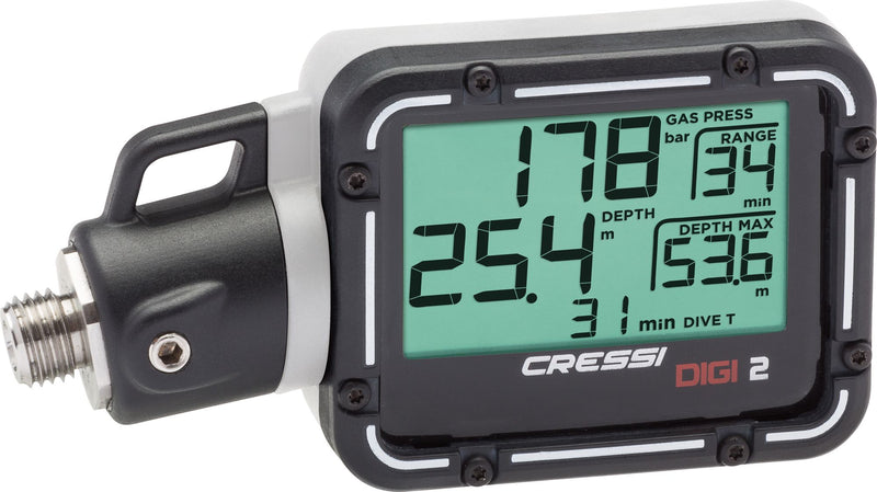 Cressi Digi 2 Console console immersion subacque manometro pressione profondi scuba diving gauge pressure + depth console digital
