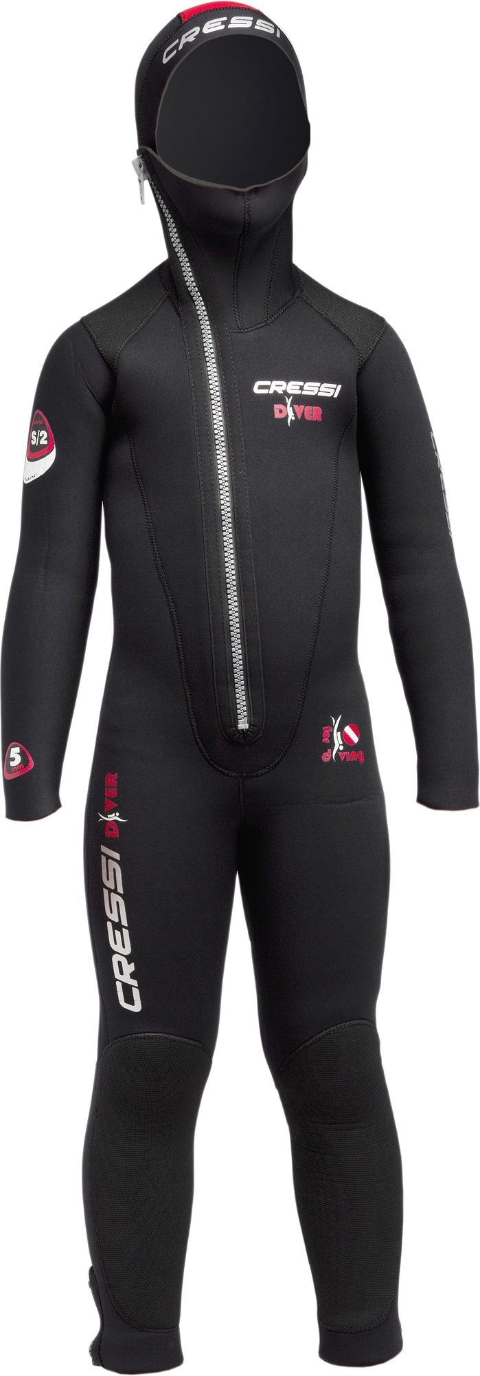 Cressi Diver Wetsuit Junior muta junior immersion subacque muta mute umid mono pezz scuba diving neoprene wetsuit long sleeve monopiece junior